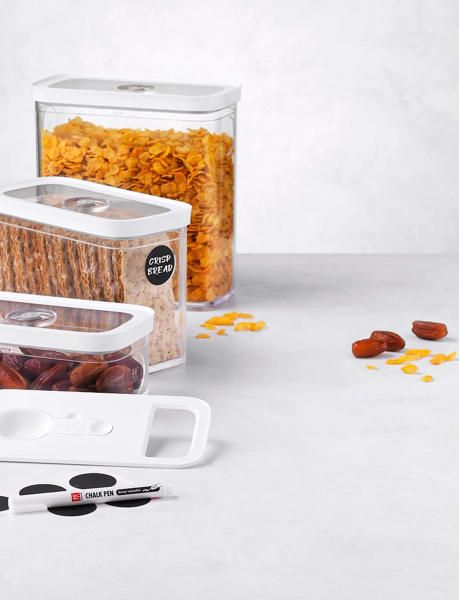 Zwilling - Fresh & Save Cube Set M5 transparent-vit. - toidu säilitamine - clear - 0