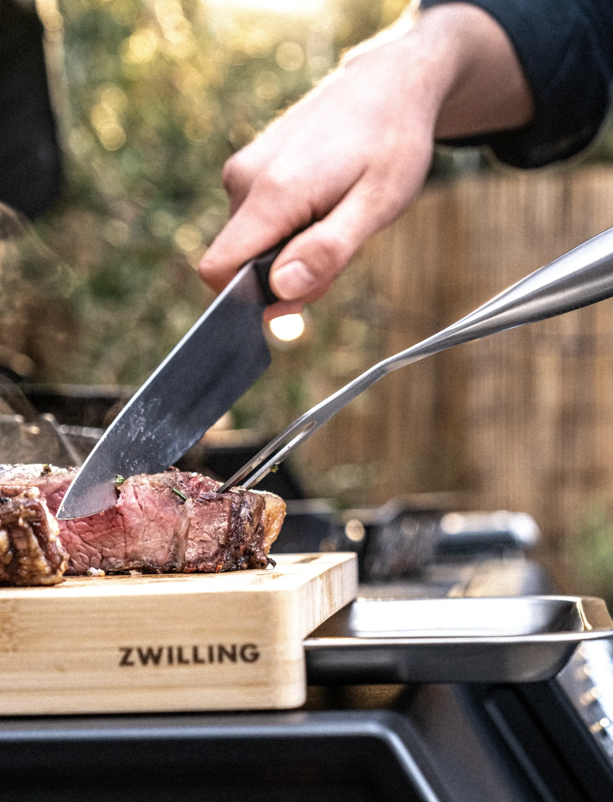 Zwilling - BBQ Trancheringsgaffel 41 cm - silver - 4
