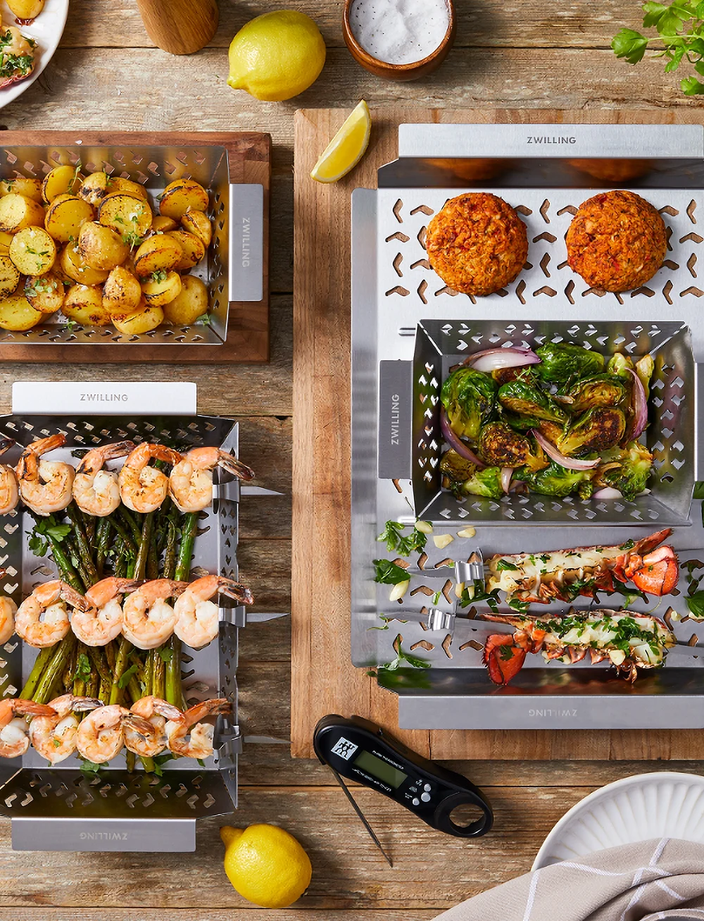 Zwilling - BBQ+ Skewer set 5-p - nach preis einkaufen - silver - 5