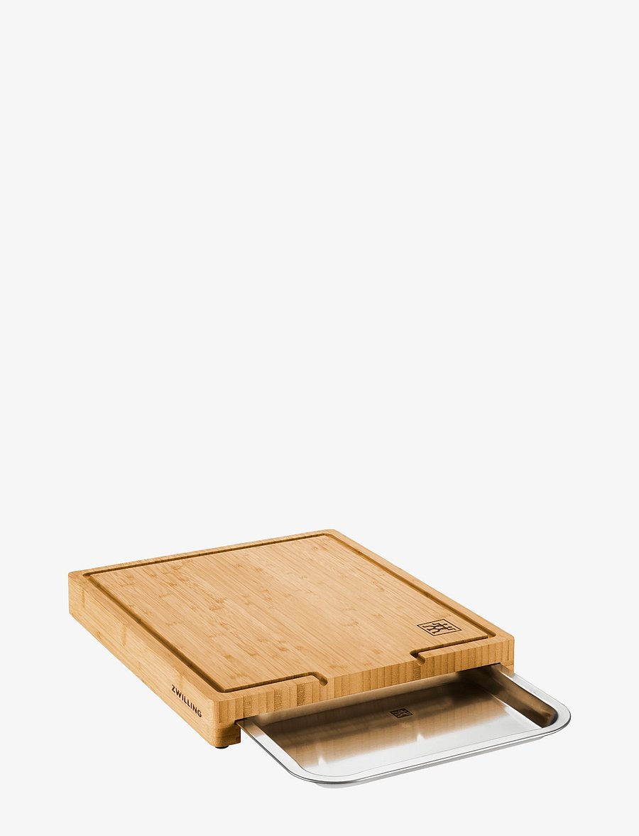 Zwilling - BBQ+ Bamboo cutting board with tray, 39 x 30 cm - brown - 1