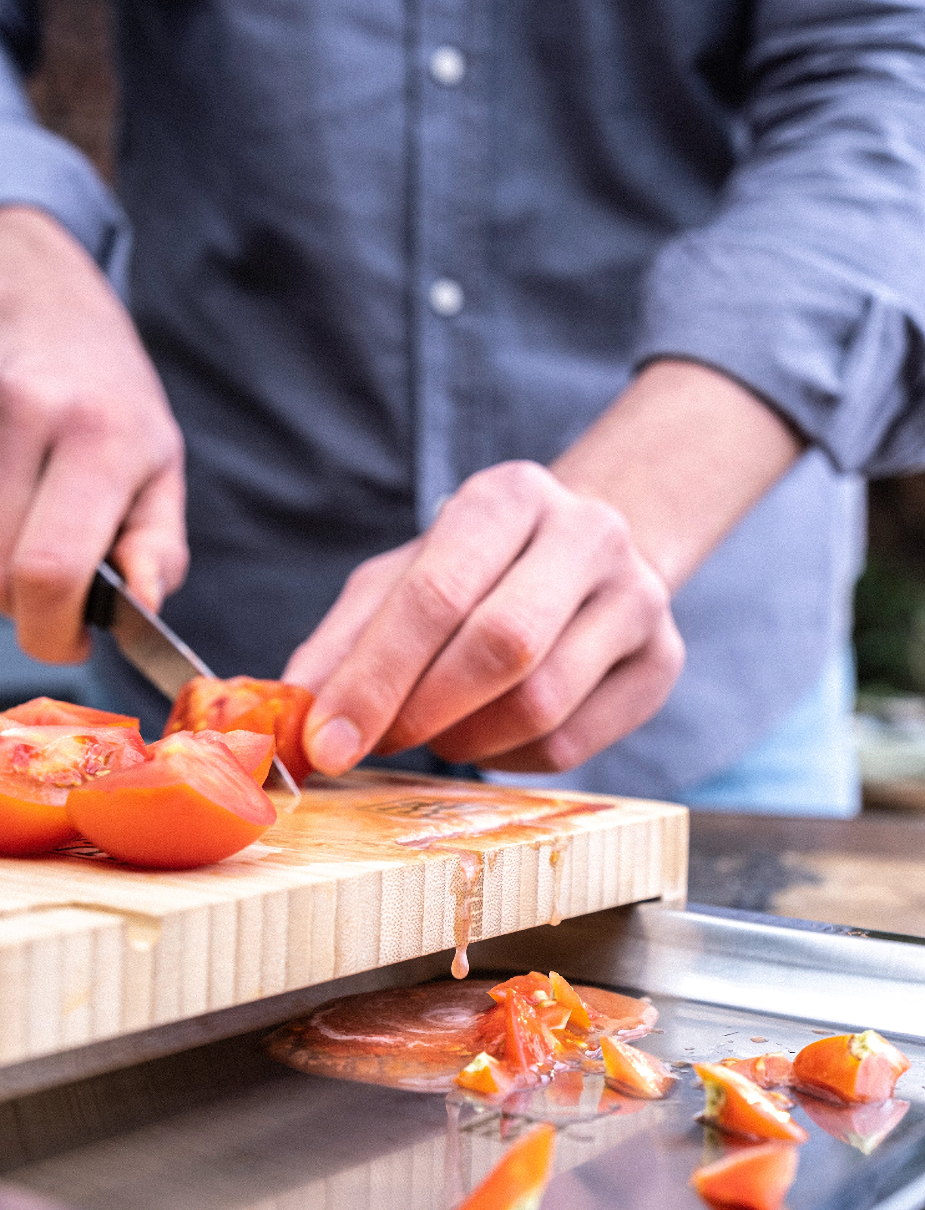 Zwilling Bbq+ Skærebræt I Bambus Med Bakke, 39 X 30 Cm, One Size, Cutting Boards, Braun - Wooden Homeware