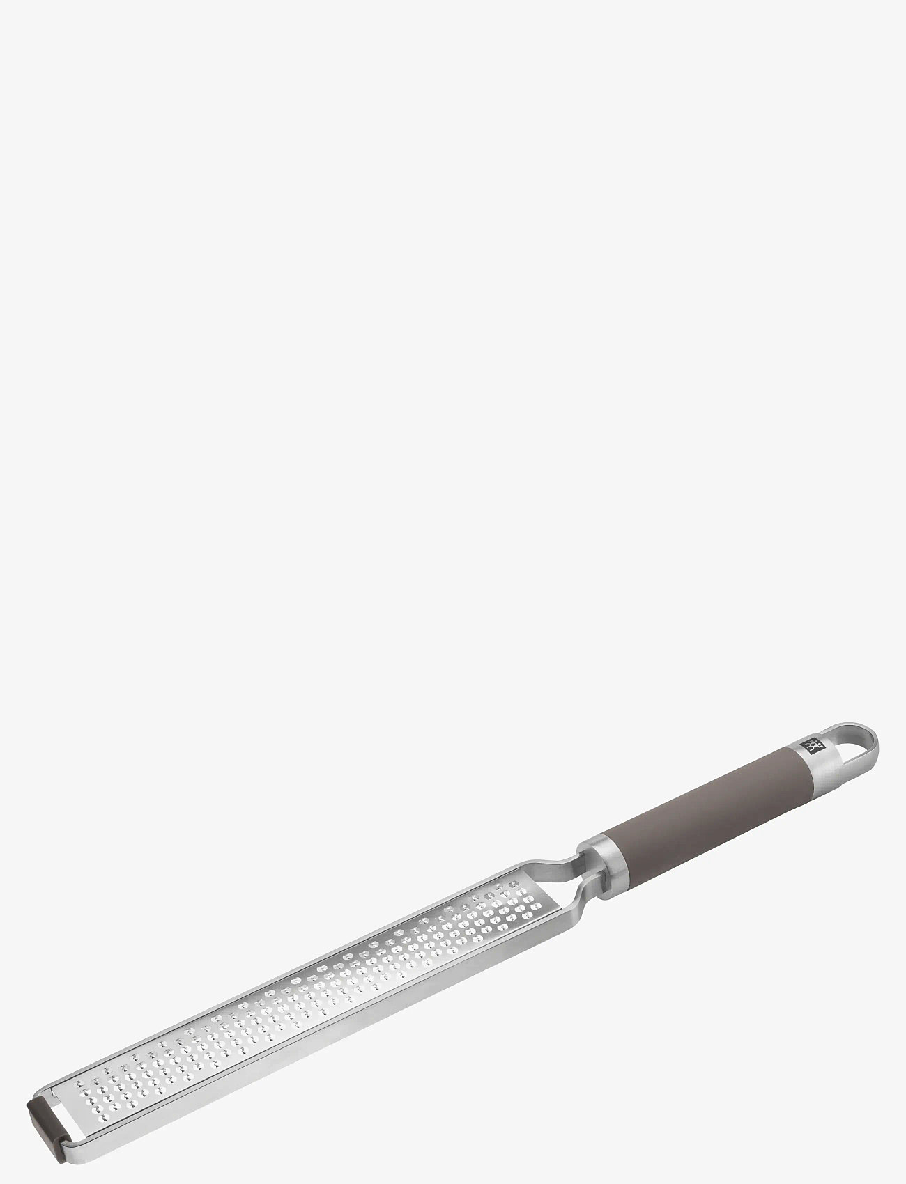 Zwilling - Rivjärn, zester med "Z cut" tvåvägs blad i 18/10 RF stål. Med non-slip silikon handtag, 38 cm. - rivjärn - silver - 0