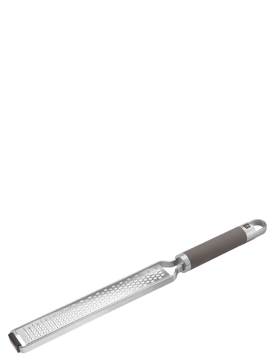 Zwilling - Rivjärn, zester med "Z cut" tvåvägs blad i 18/10 RF stål. Med non-slip silikon handtag, 38 cm. - rīves - silver - 1