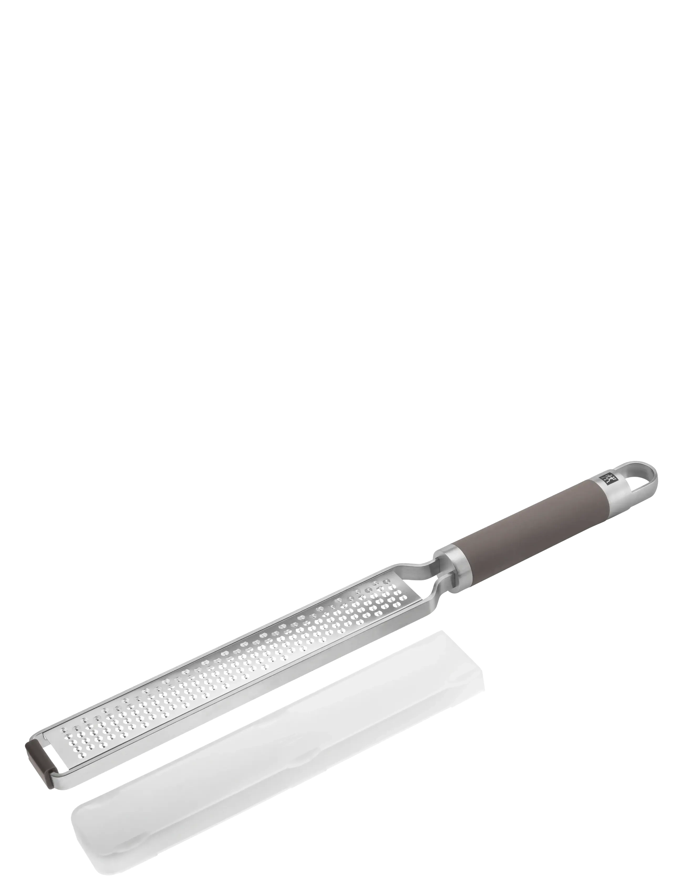 Zwilling - Rivjärn, zester med "Z cut" tvåvägs blad i 18/10 RF stål. Med non-slip silikon handtag, 38 cm. - reiben - silver - 2
