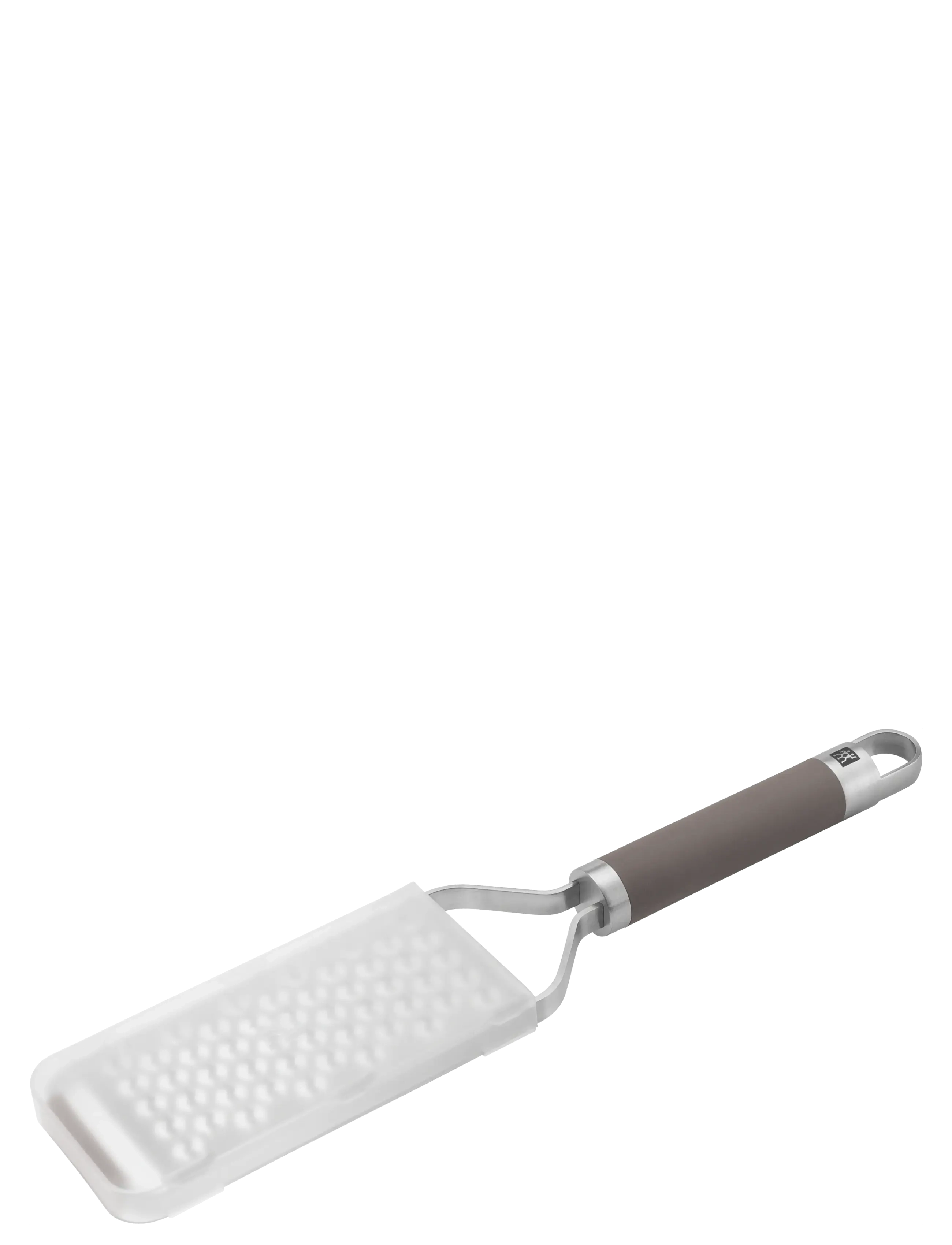 Zwilling Rivjärn, fint "Z cut" tvåvägs blad i18/10 RF stål. Med non-slip silikon handtag, 34 cm. - Zwilling - SILVER / grey