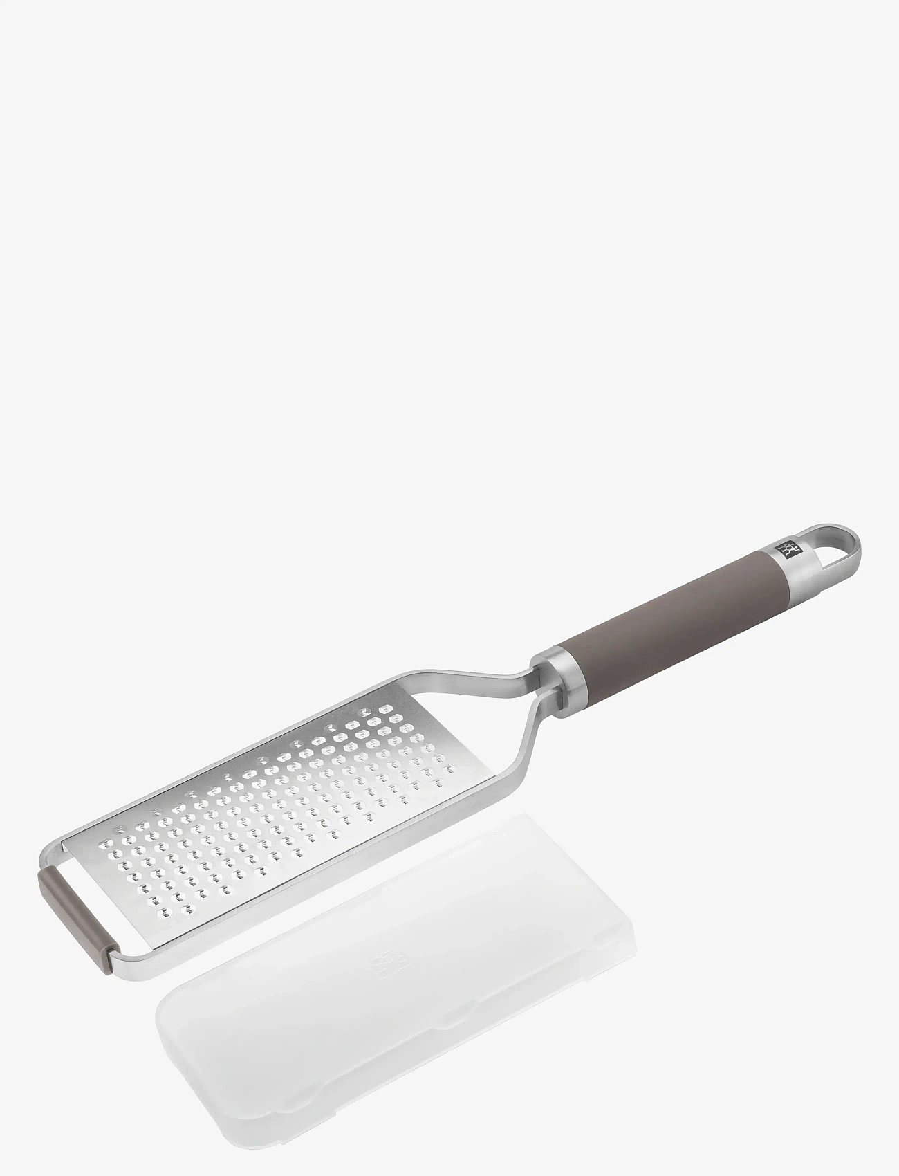 Zwilling - Rivjärn, fint "Z cut" tvåvägs blad i18/10 RF stål. Med non-slip silikon handtag, 34 cm. - graters - silver - 2