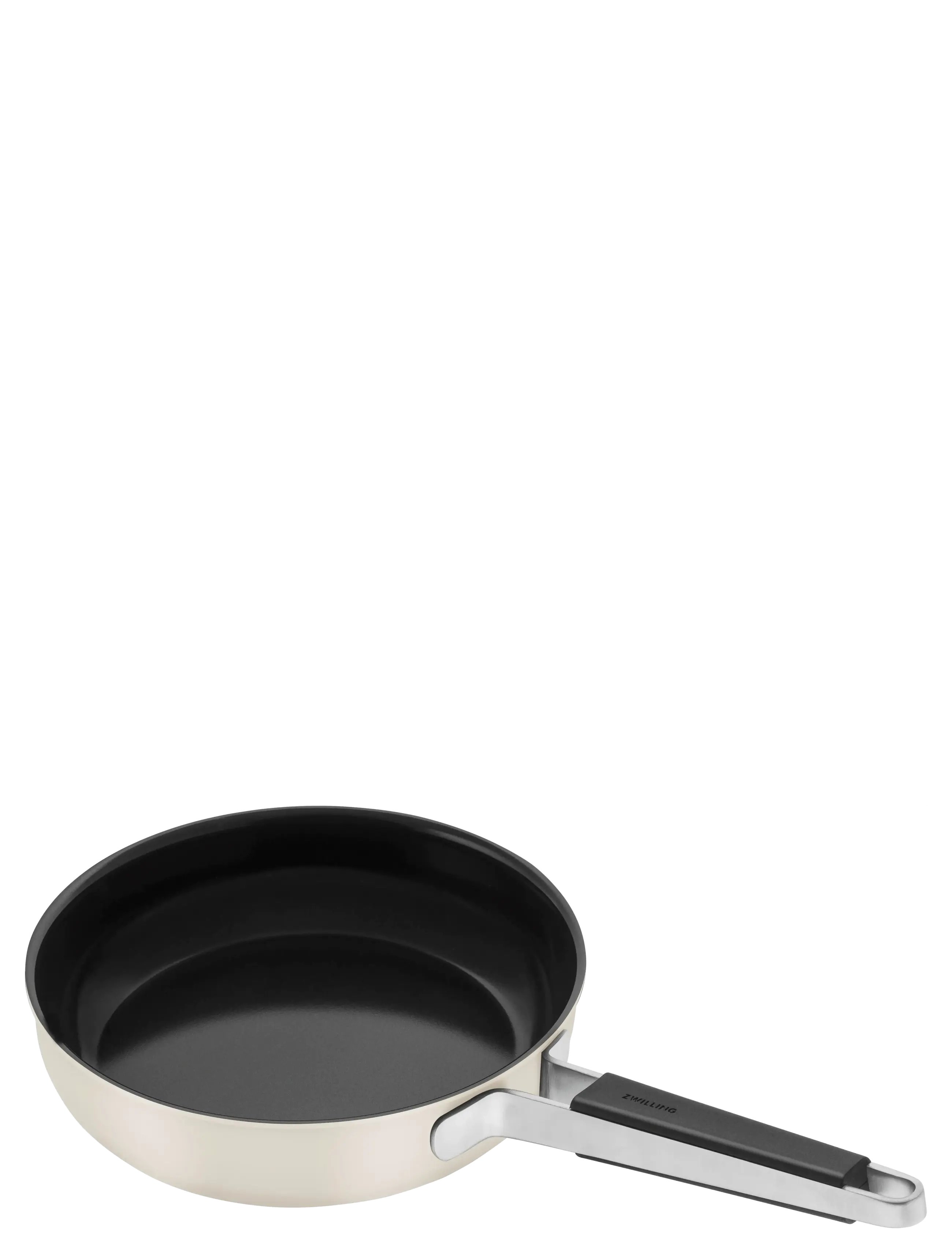 Zwilling Stekpanna Pure 24 Cm, Elfenbens Vit Rostfri, Stegepande, Hvid, Str: Ø 28 CM