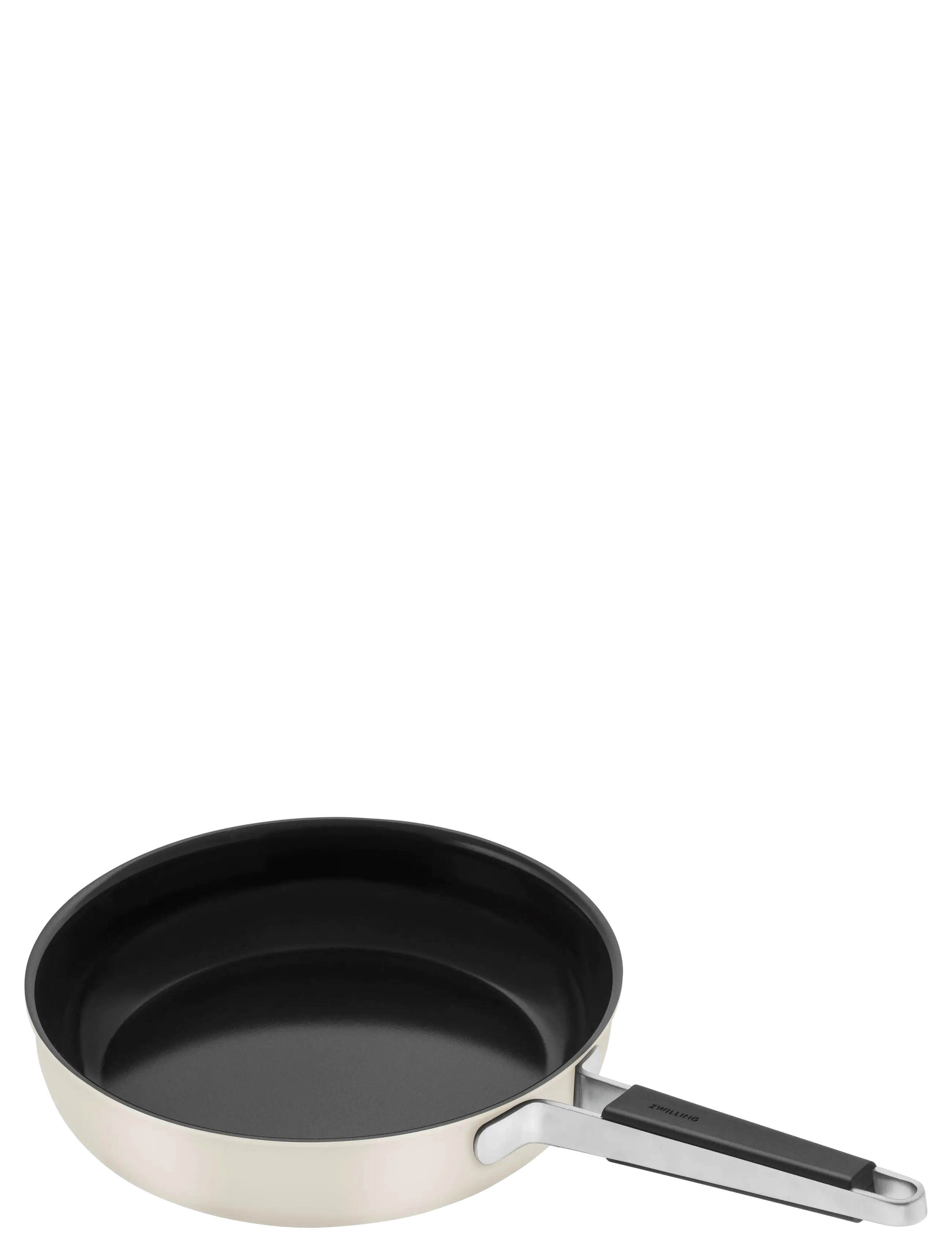Zwilling Stekpanna Pure 28 Cm, Elfenbens Vit Rostfri, Stegepande, Creme, Str: Ø 28 CM