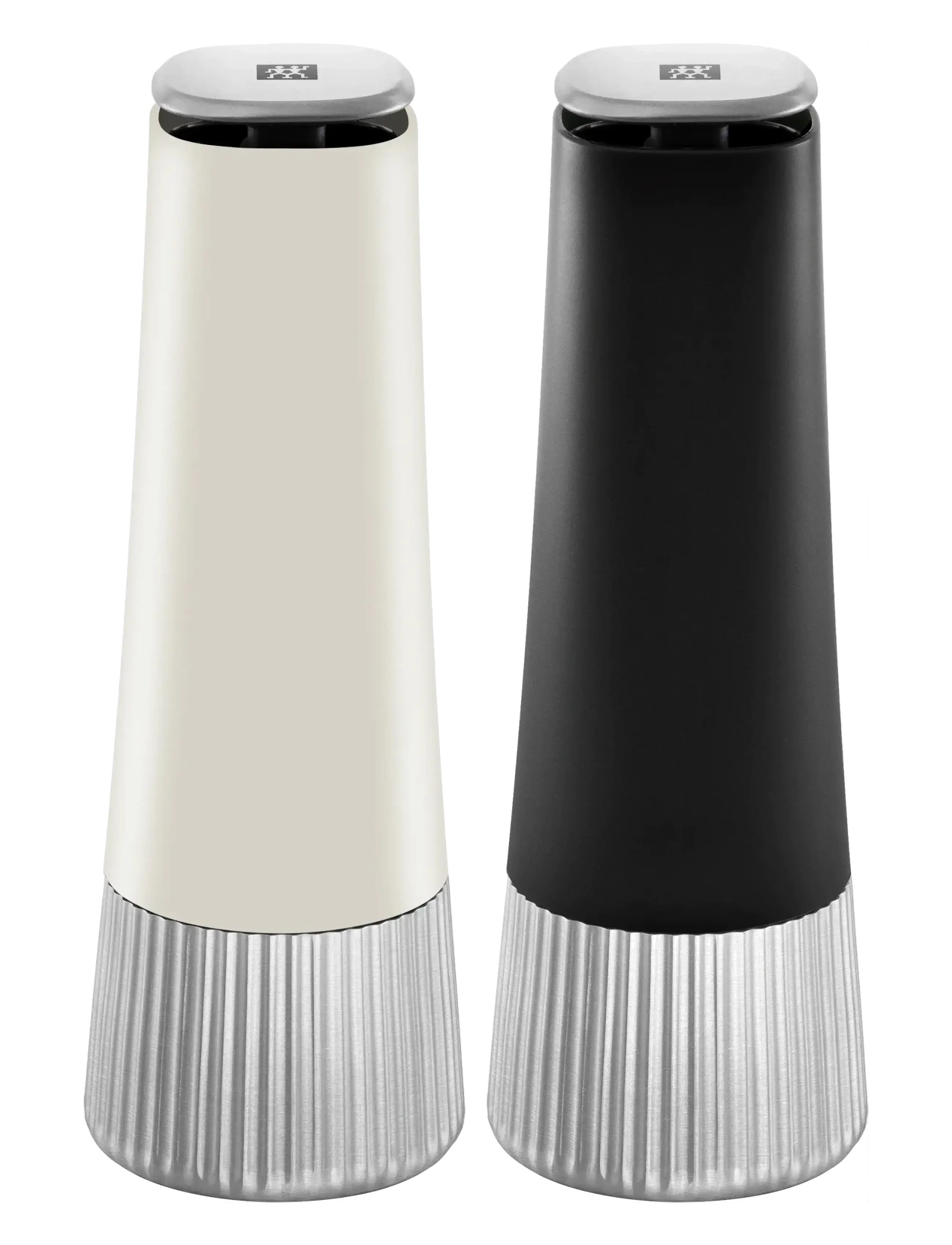 Zwilling Kryddkvarnset 2 St, Svart Och Elfenbens-Vit, Salt- og peberbøsse, Creme, Str: ONE SIZE