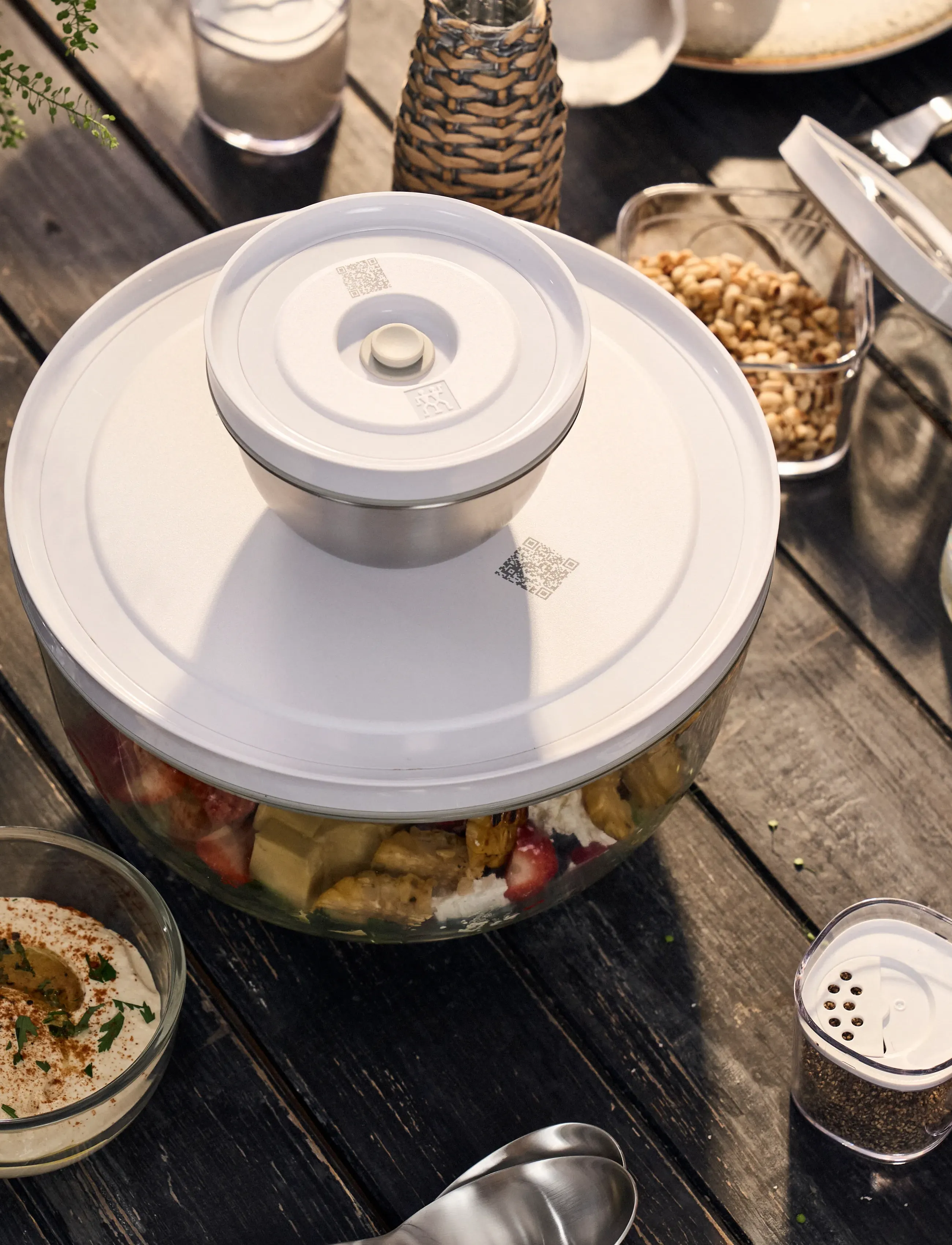 Zwilling Fresh & Save Vakuumlock Till Skål S 12 Cm, Vit, One Size, Kitchen Storage, Weiß - Boxes Containers, Homeware