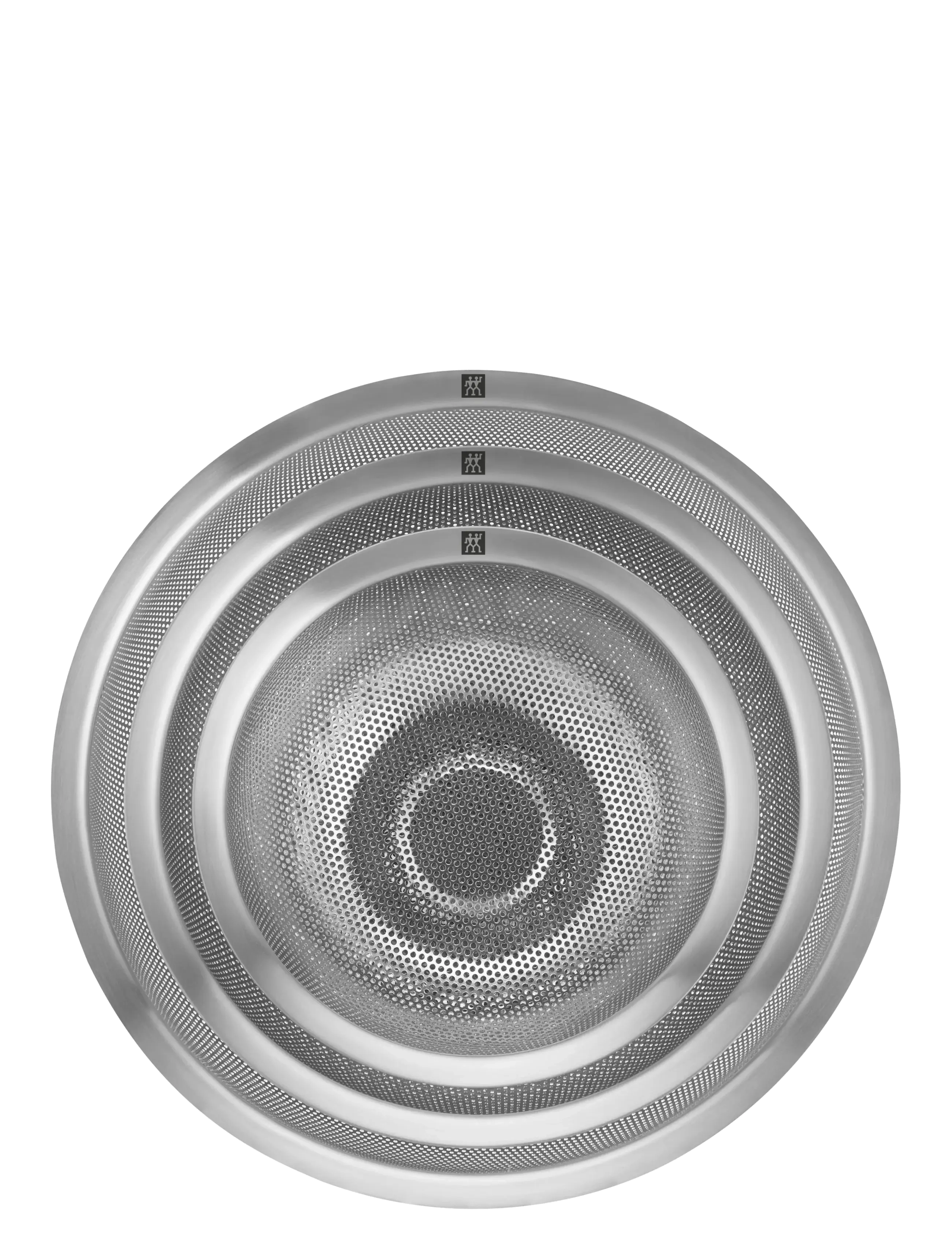 Zwilling - Durkslag/sil/ångkok set 3 st. S 16 cm + M 20 cm +  L 24 cm. 18/10 rostfritt stål. - passoires, tamis et entonnoirs - grey - 2