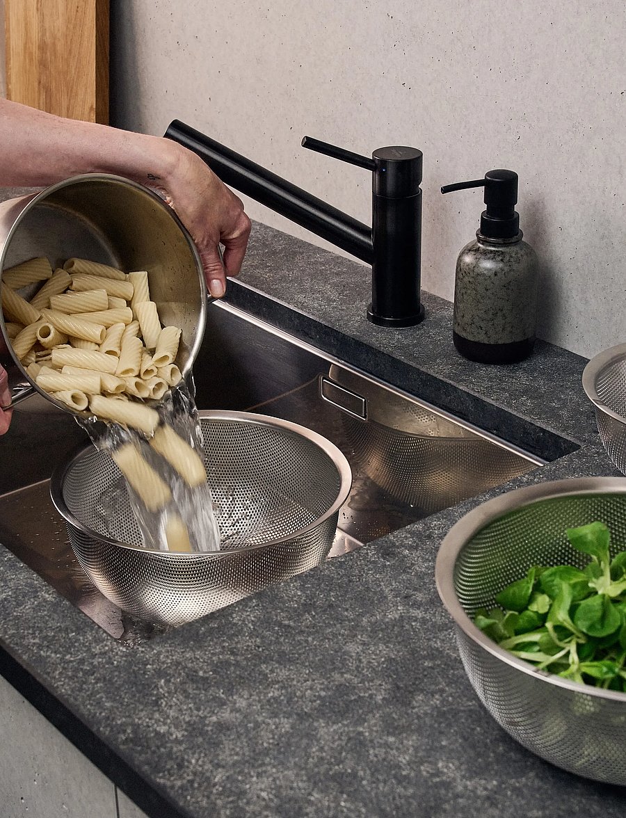 Zwilling - Durkslag/sil/ångkok set 3 st. S 16 cm + M 20 cm + L 24 cm. 18/10 rostfritt stål. - durchschläge, siebe & trichter - grey - 0