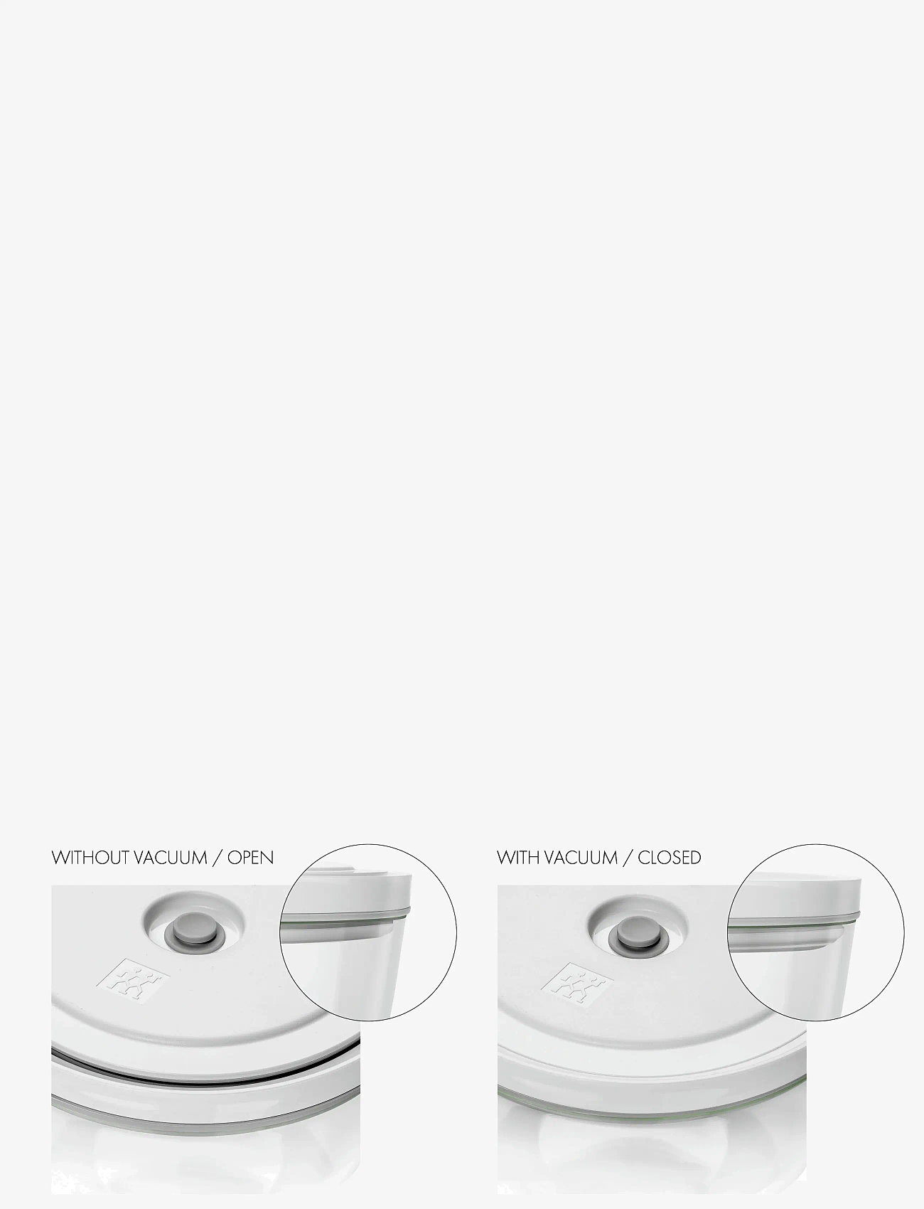 Zwilling - Fresh & Save Vakuumlock till skål M 18 cm, Vit - nach preis einkaufen - white - 3