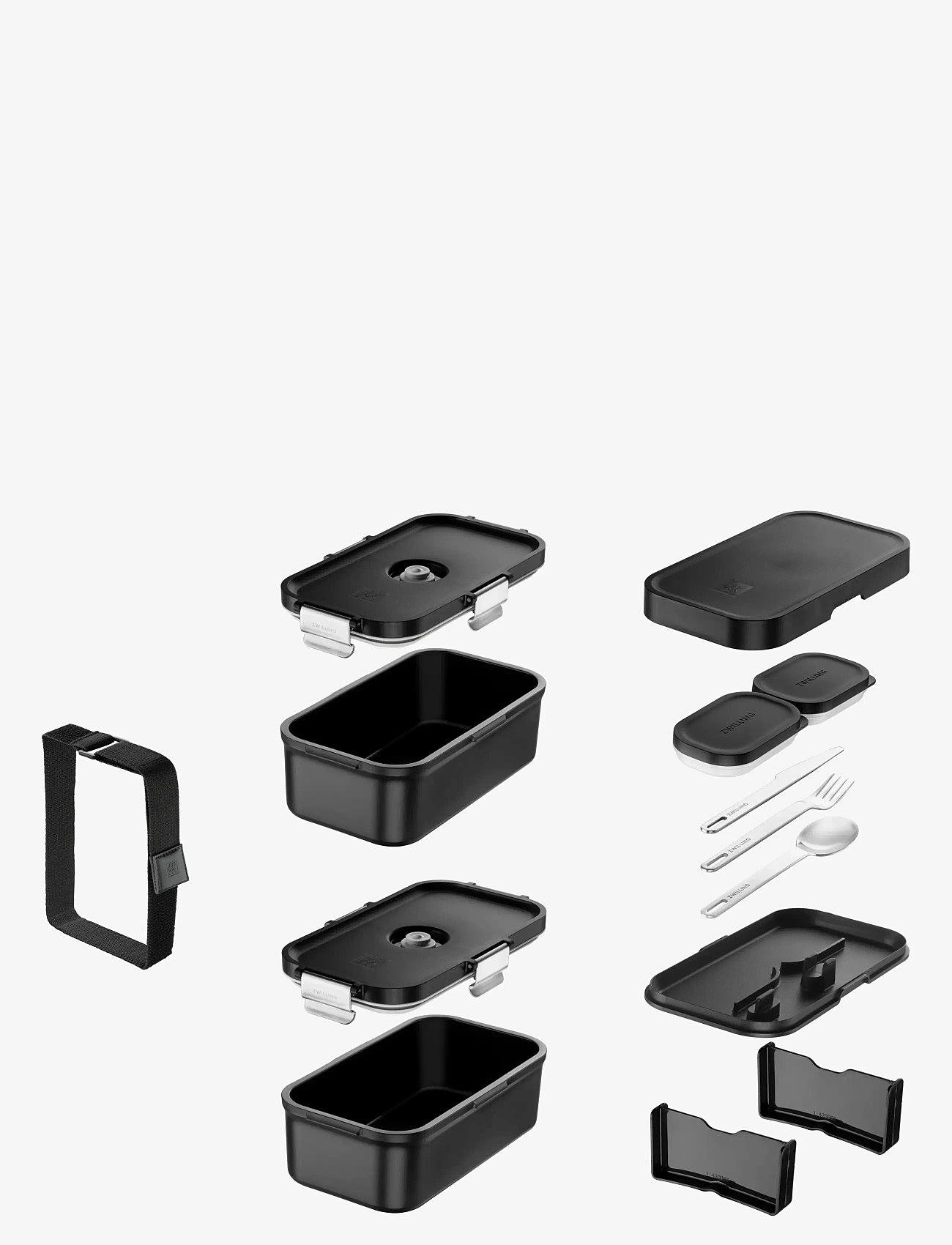 Zwilling - Bento Vacuum Lunch Box set - vacuumpakkere - black - 1