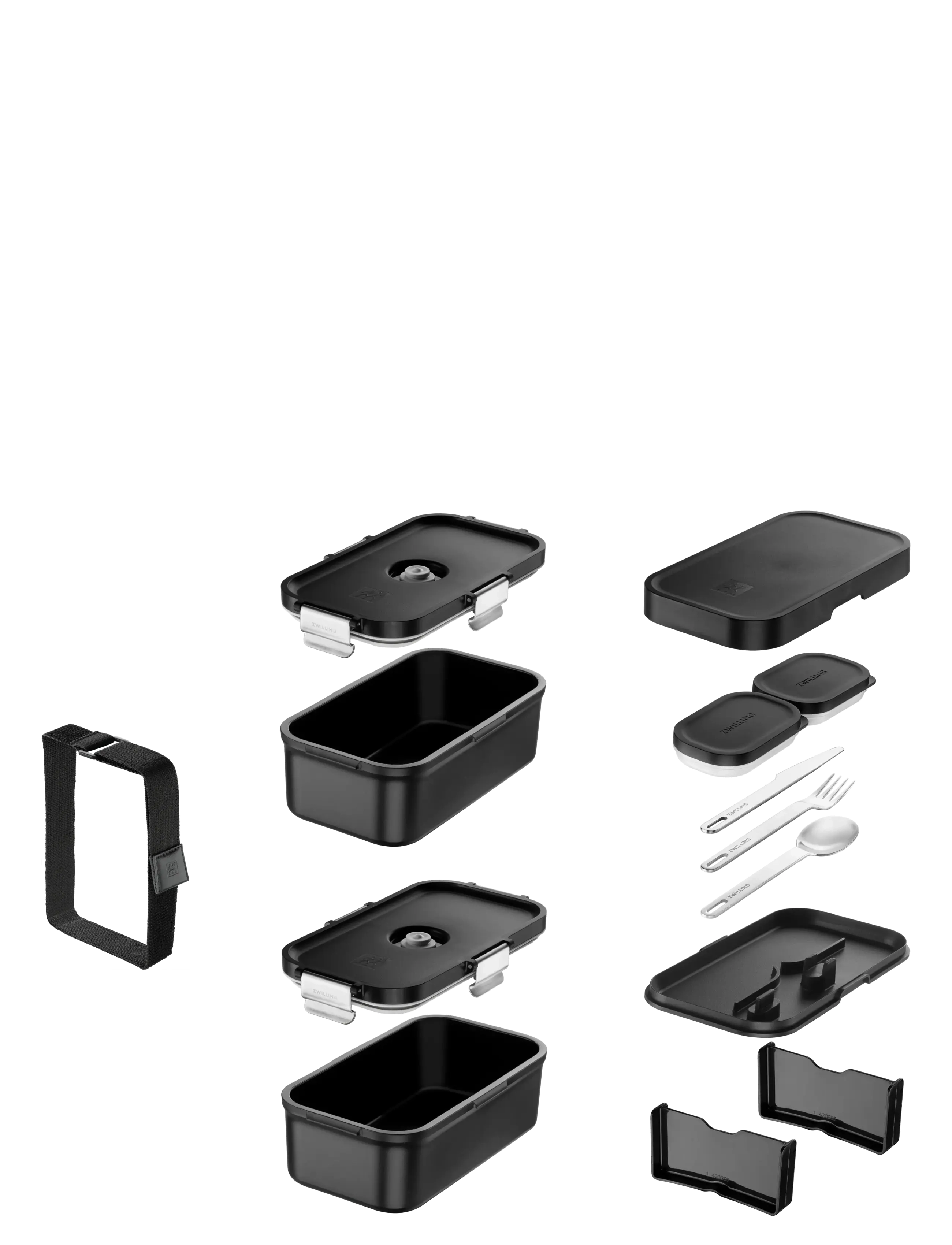 Zwilling - Bento Vacuum Lunch Box set - vakuumverpacker - black - 2