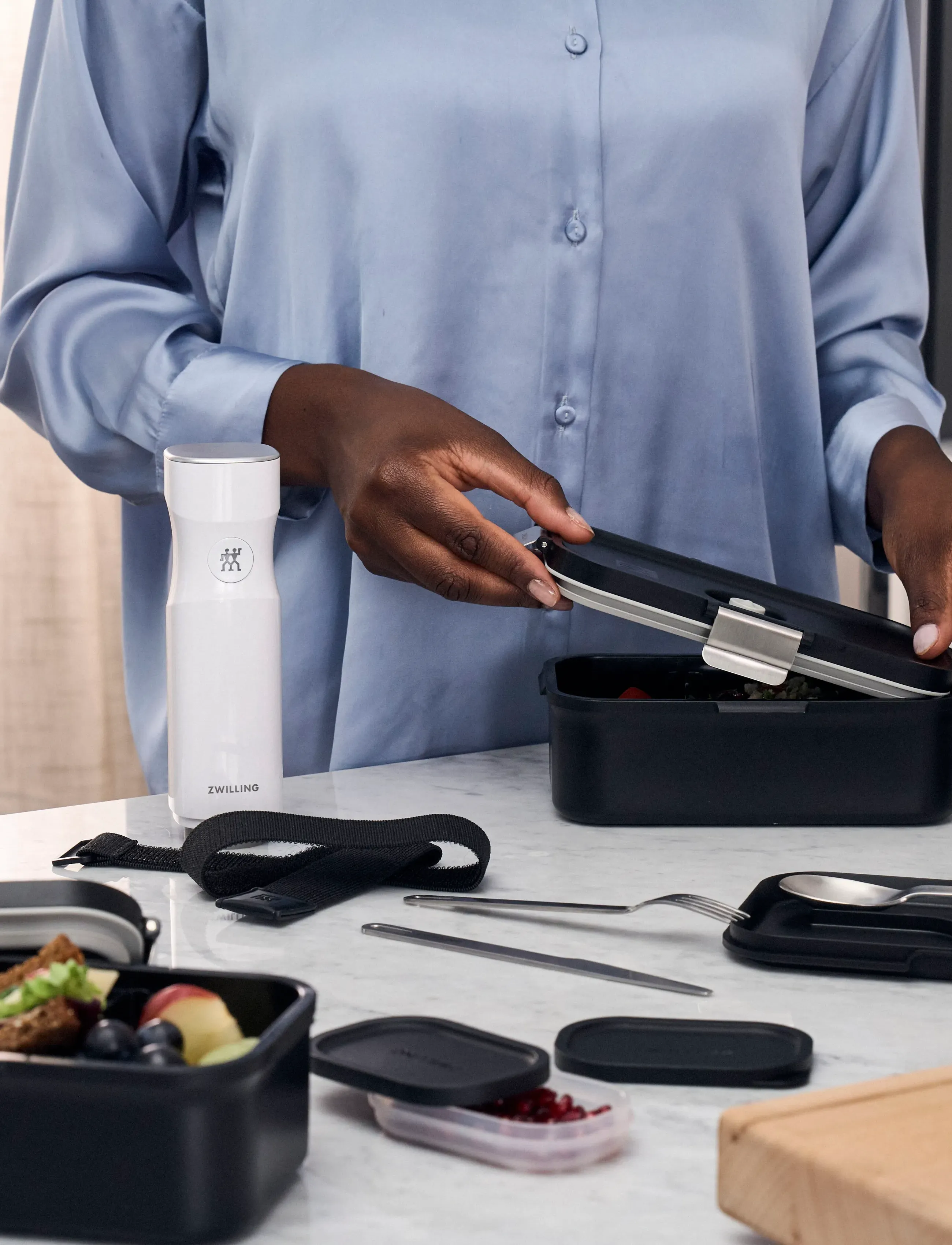 Zwilling - Bento Vacuum Lunch Box set - vakuumverpacker - black - 5