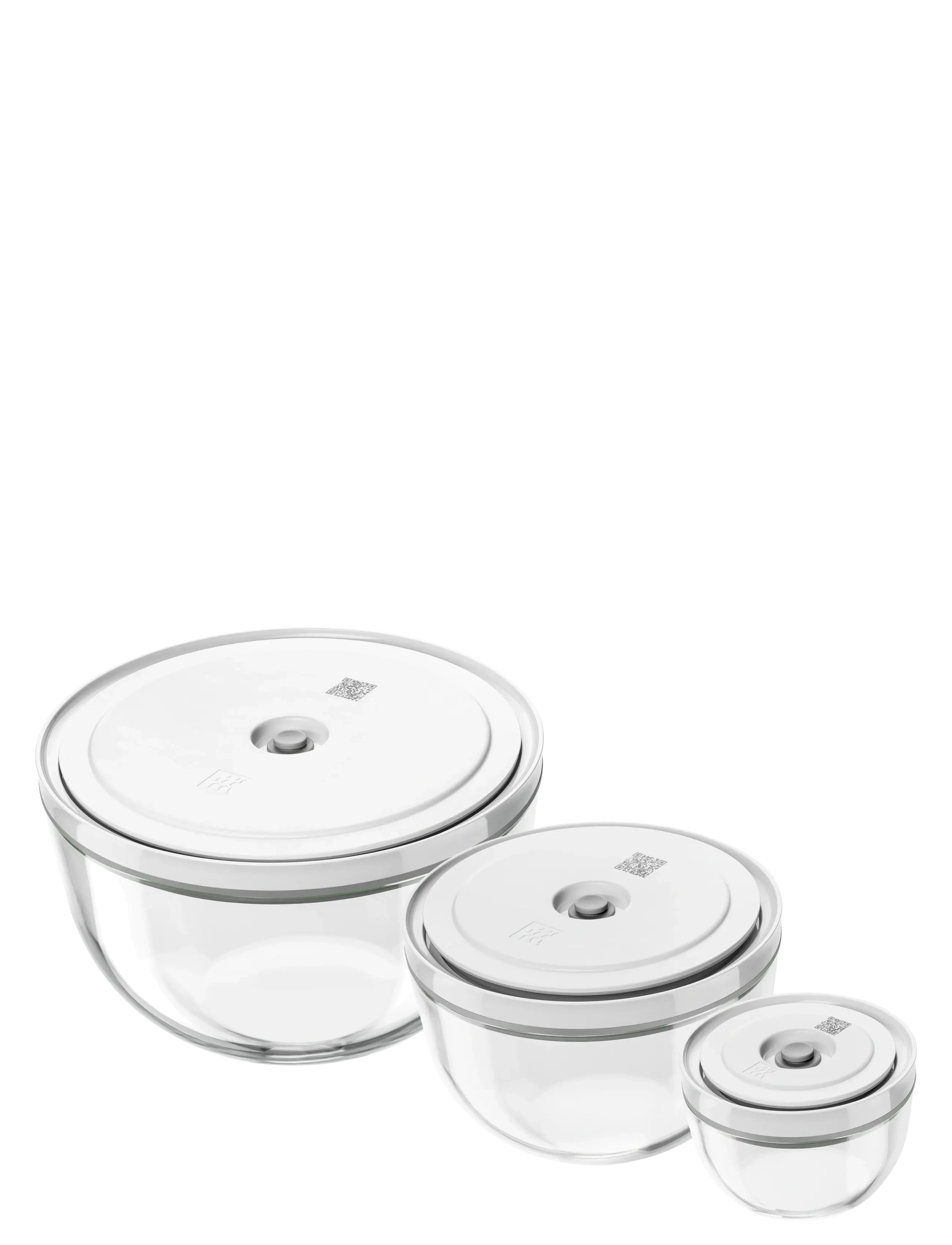 ZWILLING Fresh & Save Vakuumskålset Glas 6 Delar. Weiß - One Size - Unisex