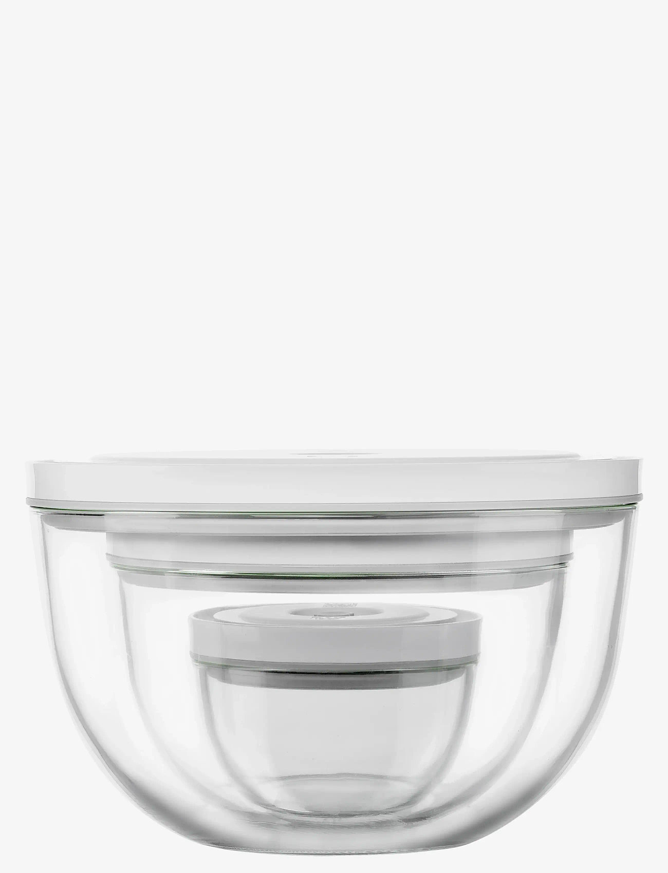 Zwilling - Fresh & Save Vakuumskålset glas 6 delar. - køkkenkrukker - clear - 1