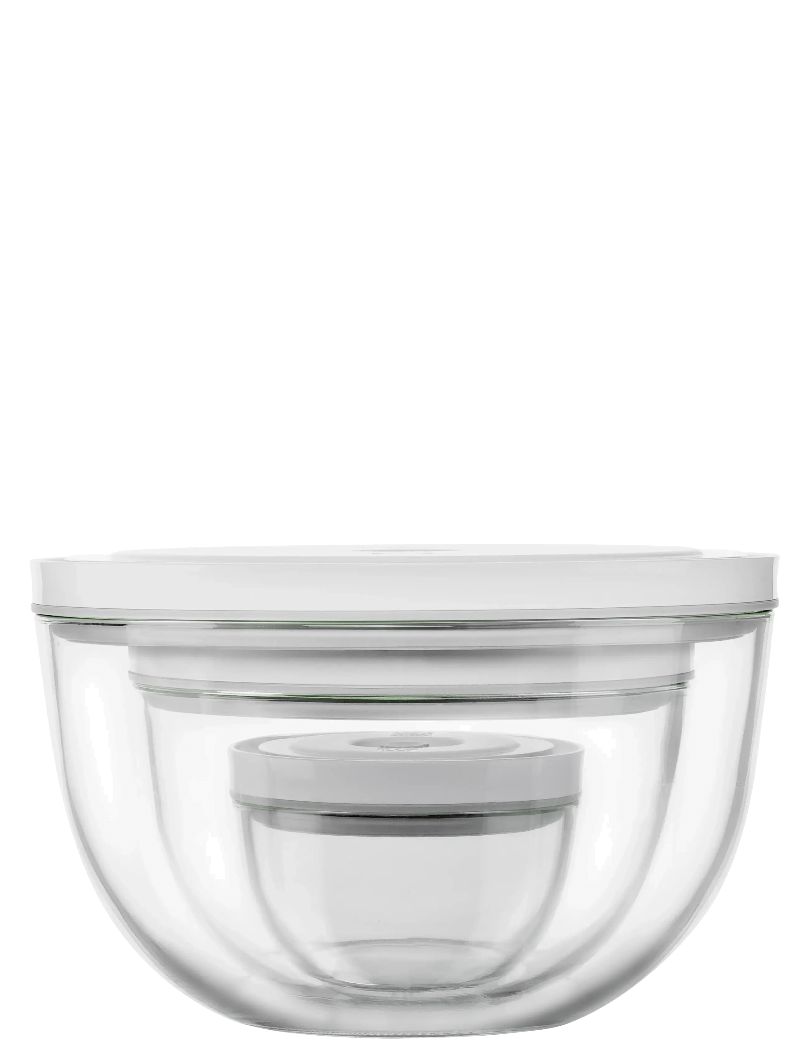 Zwilling - Fresh & Save Vakuumskålset glas 6 delar. - förvaringsburkar - clear - 2