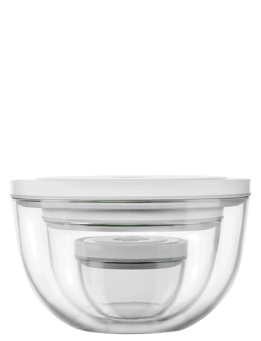 Zwilling - Fresh & Save Vakuumskålset glas 6 delar. - vakuumavimo aparatai - clear - 2