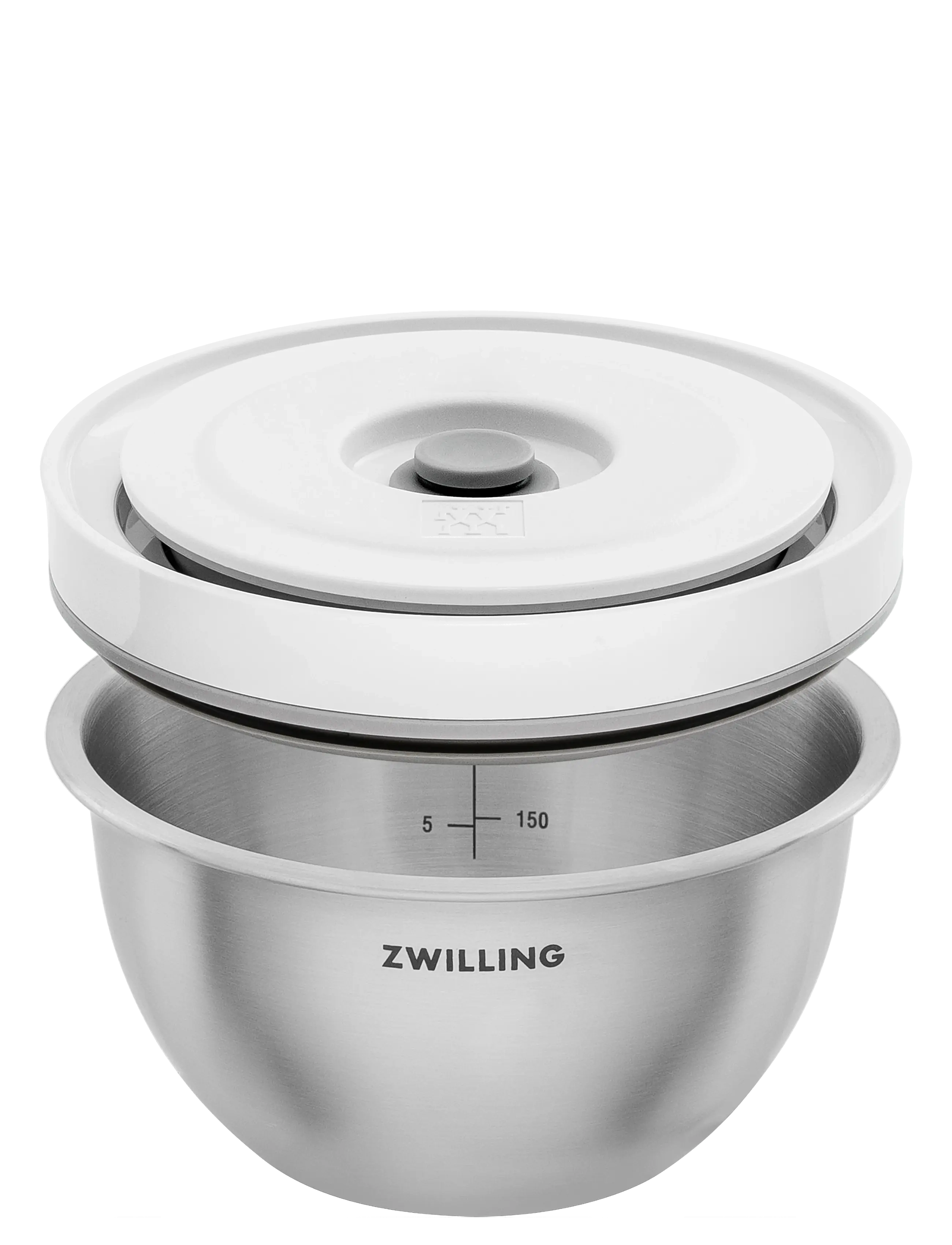 Zwilling - Fresh & Save Bowl, Vacuum bowl set S/M/L / 6-pieces - vacuumpakkere - grey - 2