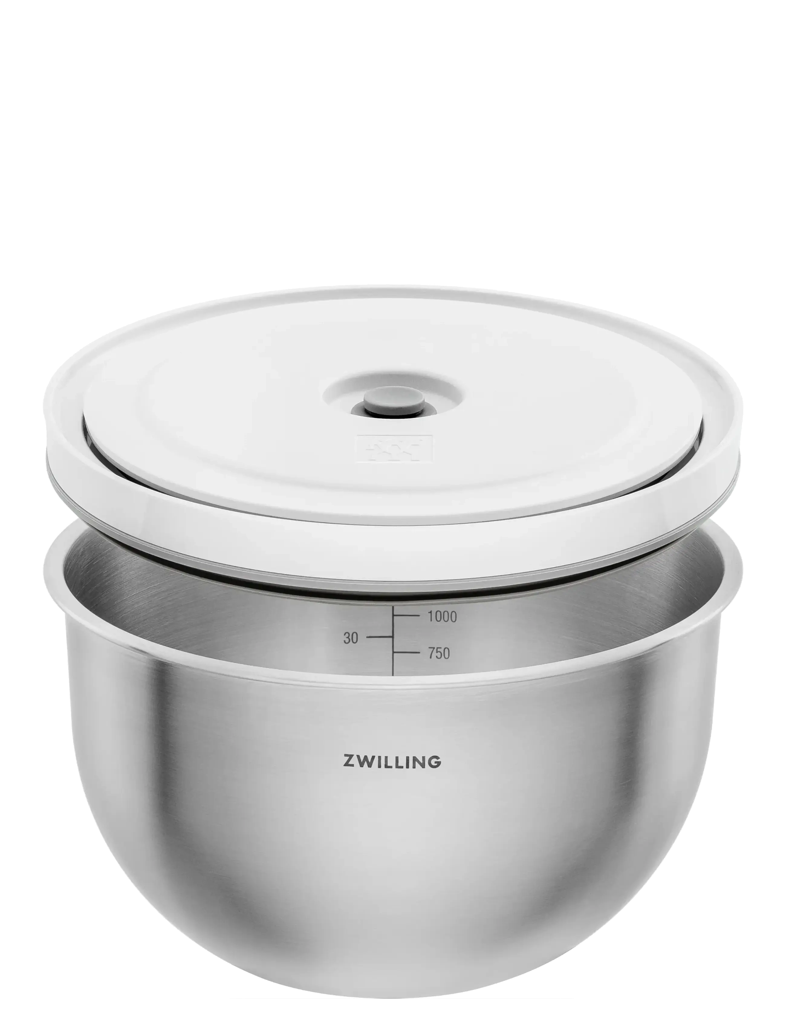 Zwilling - Fresh & Save Bowl, Vacuum bowl set S/M/L / 6-pieces - vacuumpakkere - grey - 3