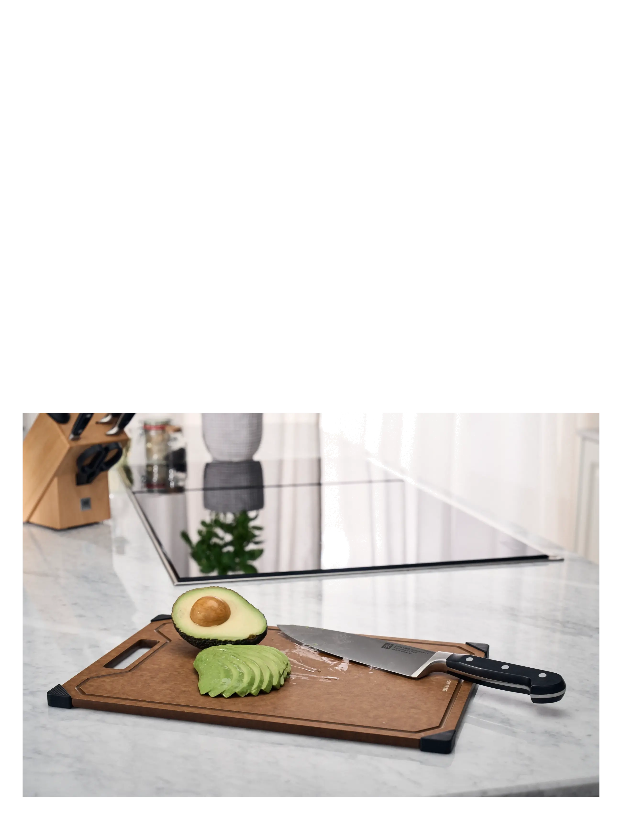 Zwilling - Skärbräda brun  - S - 31 x 21 x 0,8 cm. Tillverkad av träfiber - lõikelauad - natural - 2