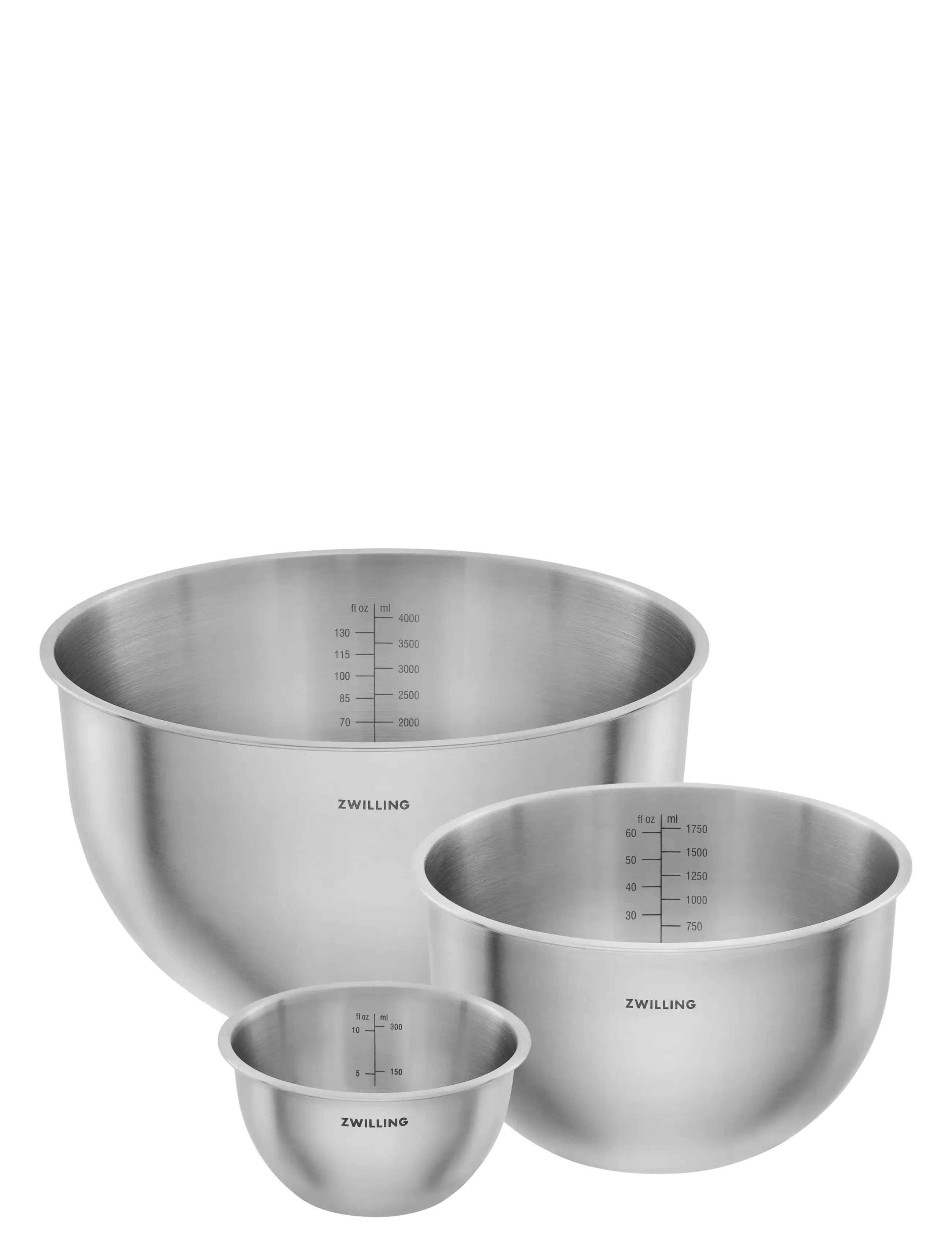 Zwilling - Fresh & Save Bowl set S/M/L, 3-pieces - skåle & margretheskåle - grey - 2
