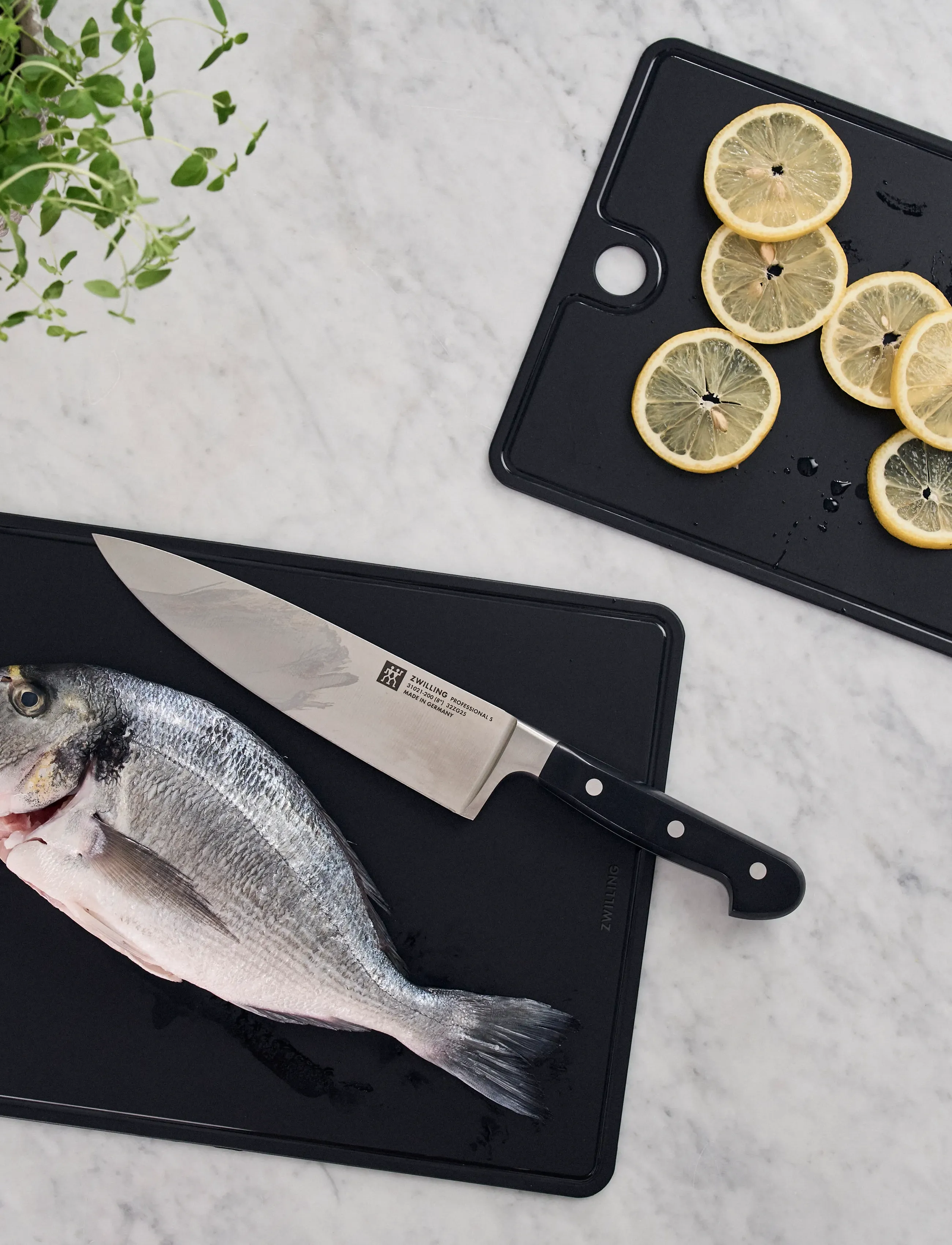 Zwilling Skärbrädor Svart Set 30 X 21 Cm & 35 25 Cm, One Size, Kitchen Tools, Schwarz - Cutting Boards, Homeware