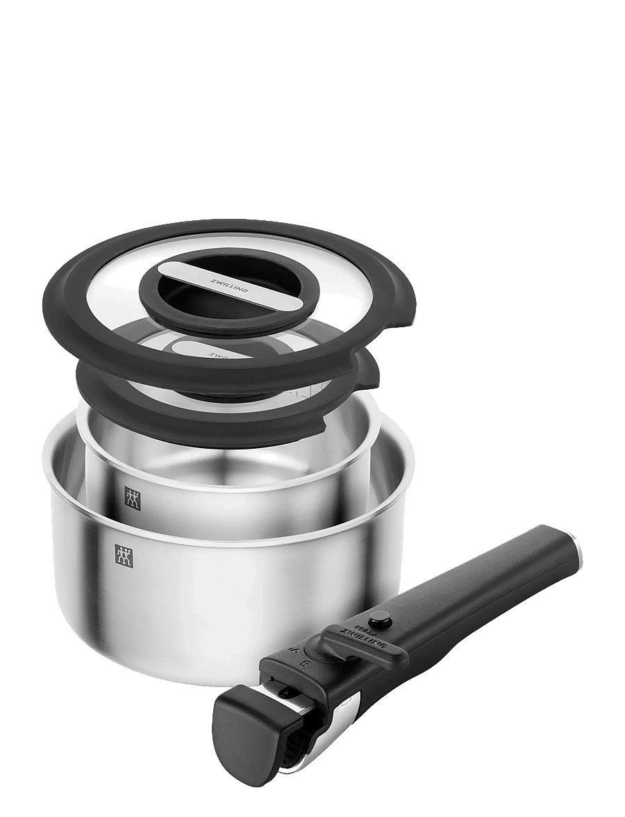 Zwilling - Pot set, Unlock, 5-pieces - stieltopf-sets - silver - 1