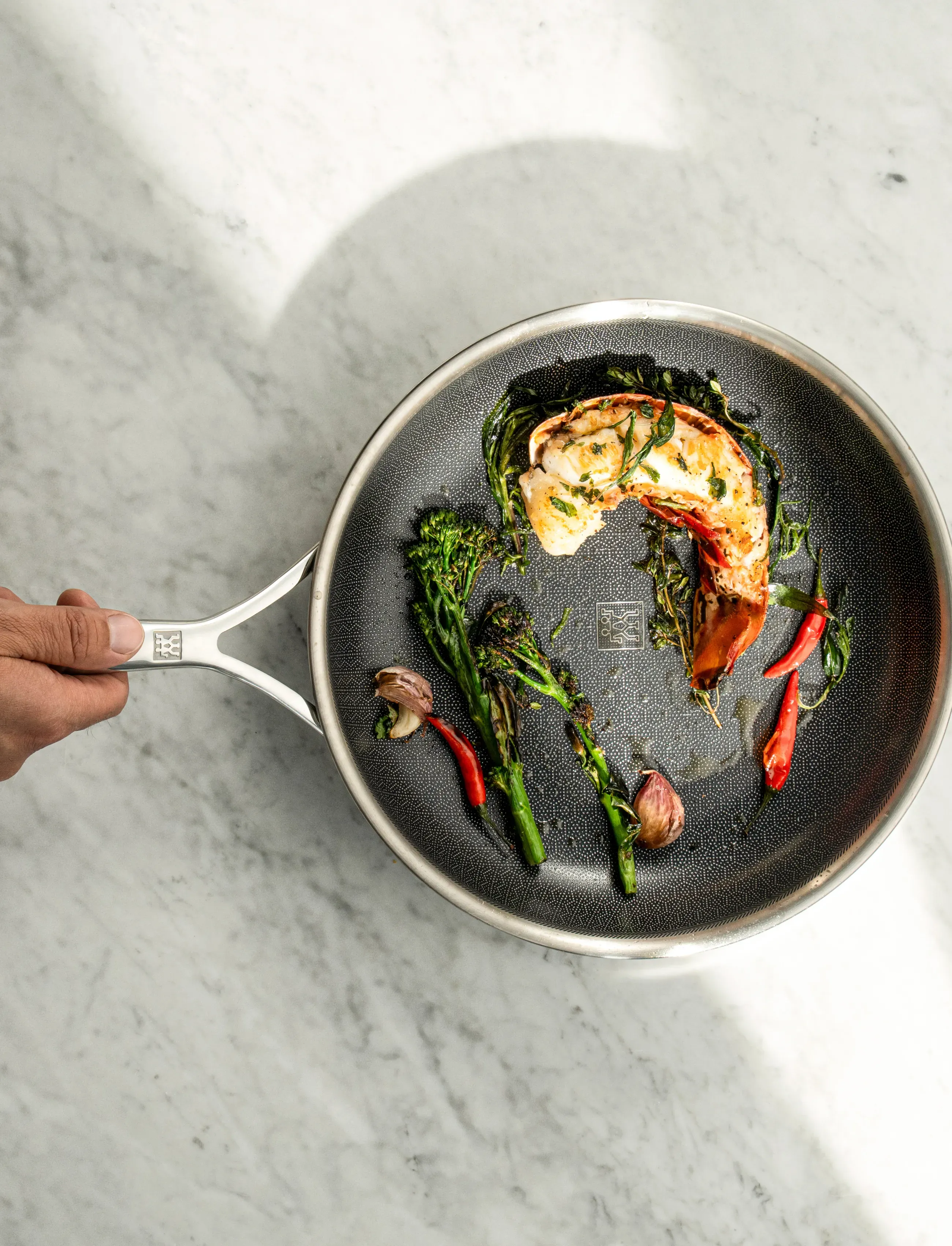 Zwilling - Fry pan, Peak, 24 cm - stegepander - silver - 0