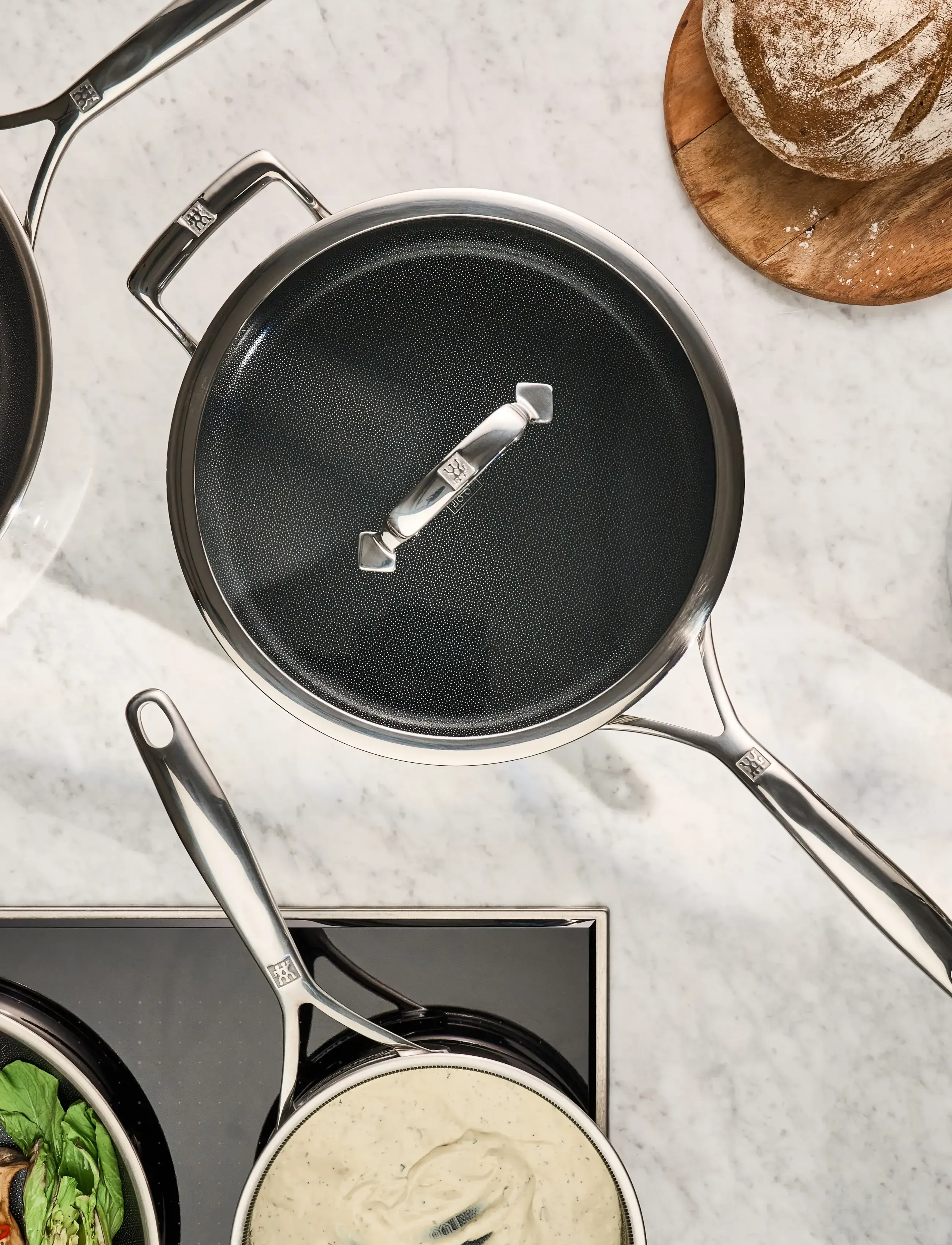 Zwilling - Fry pan, Peak, 30 cm - stegepander - silver - 0