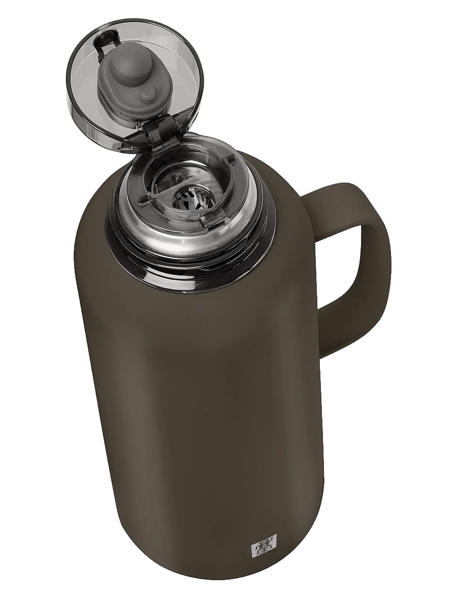 Zwilling - Thermo jug 1.2 l, chocolate - thermoskannen - brown - 4