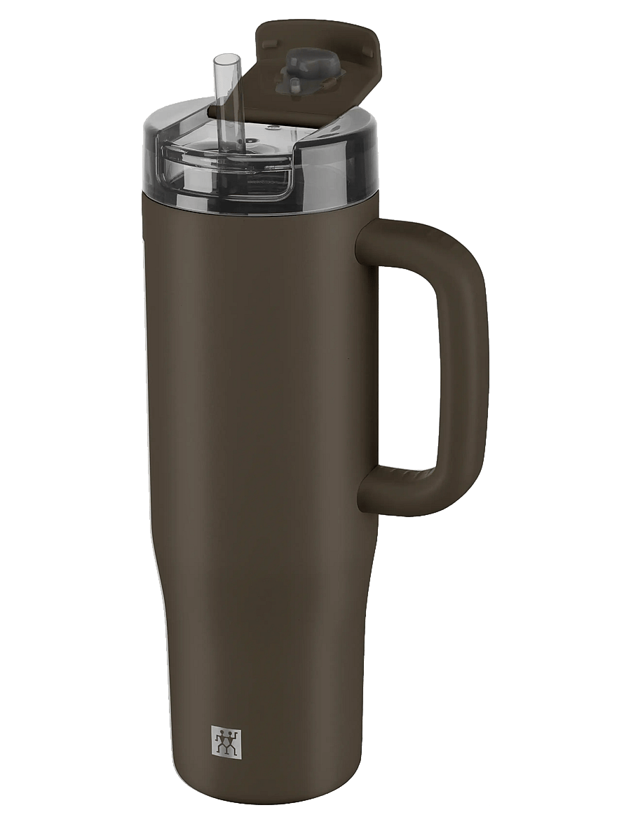 Zwilling - Thermo Straw Tumbler, 900 ml, chocolate - thermostassen - brown - 2