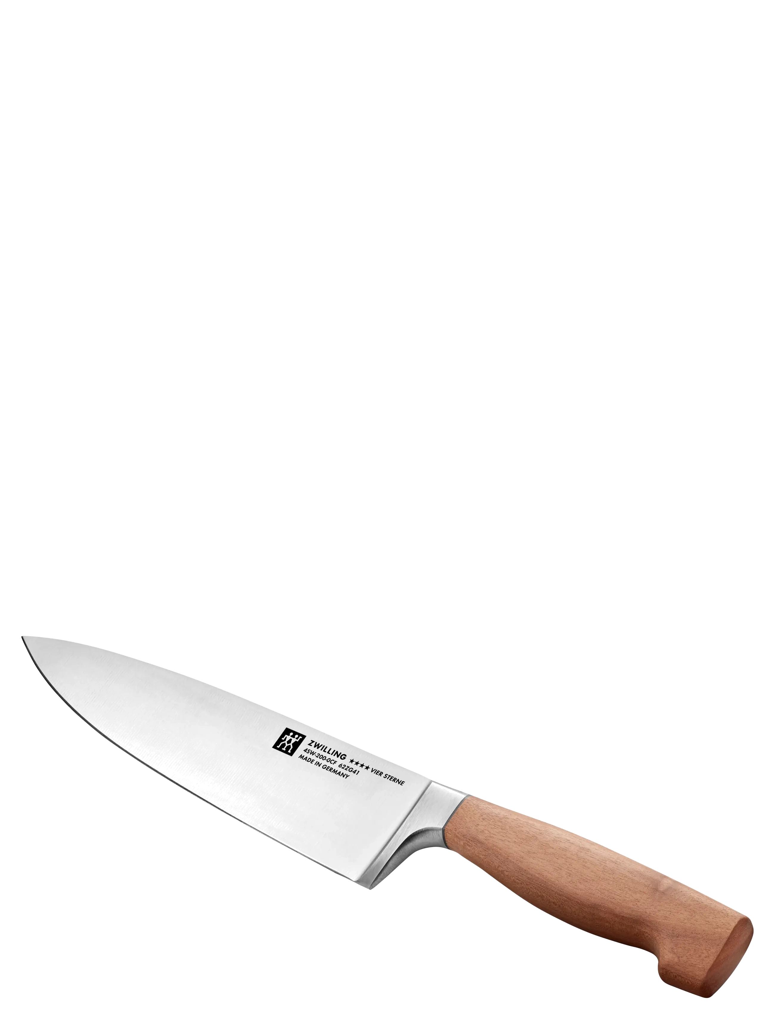 Zwilling - Chef´s knife, VIER STERNE Wood, 20 cm - kokkeknive - brown - 2
