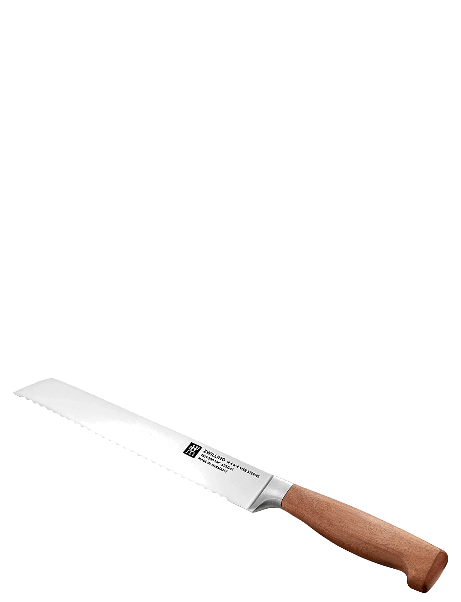 Zwilling - Bread knife, VIER STERNE Wood, 20 cm - brotmesser - brown - 2
