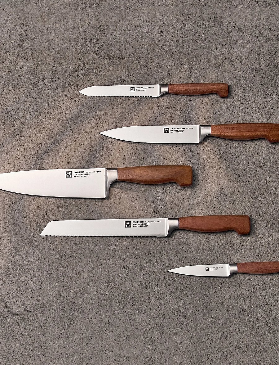 Zwilling - Bread knife, VIER STERNE Wood, 20 cm - brotmesser - brown - 3