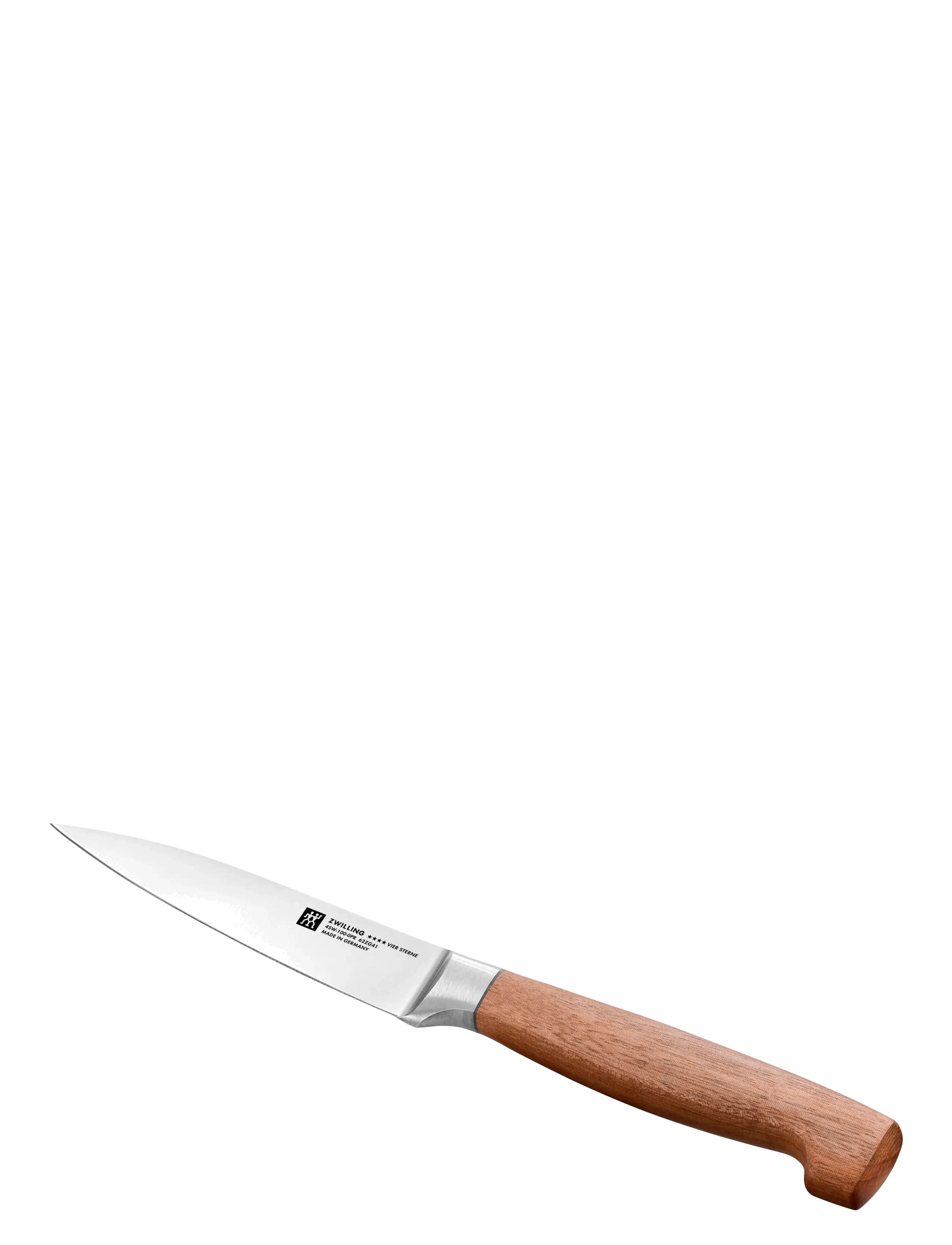 Zwilling - Paring knife, VIER STERNE Wood, 10 cm - skrælleknive - brown - 2