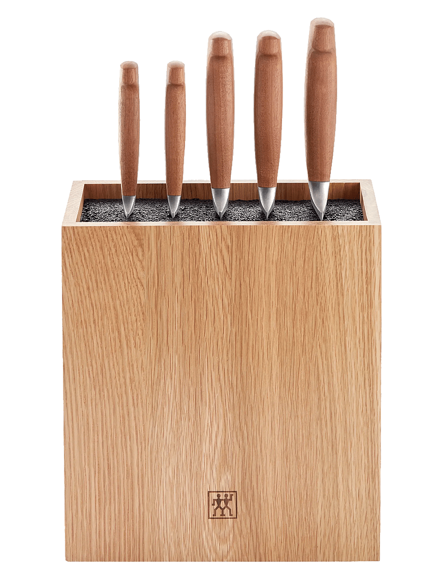 Zwilling - Knife block set, VIER STERNE Wood, 6-pieces - messersets - brown - 2