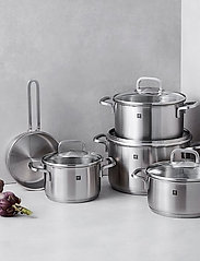 Zwilling - Pots and pans set - najniższe ceny - silver - 2