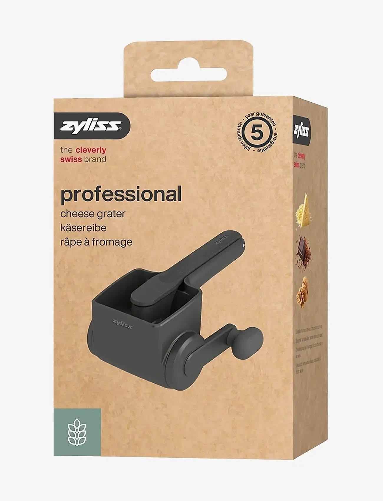 Zyliss - Cheese grinder Classic Beluga ZYLISS® - rivejern - dark gray - 4