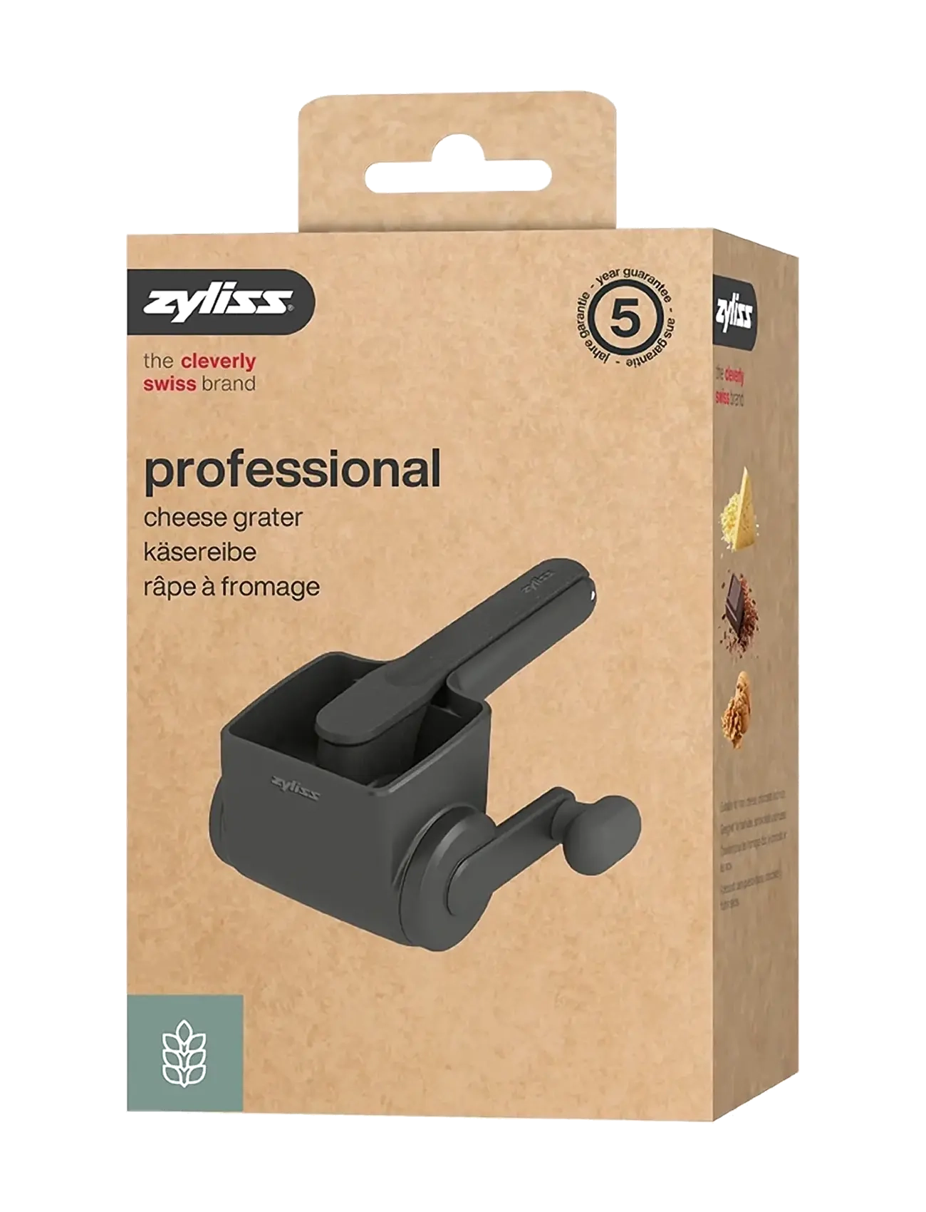 Zyliss - Cheese grinder Classic Beluga ZYLISS® - rivejern - dark gray - 4