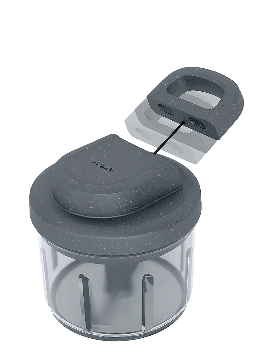 Zyliss - Easy Pull Beluga ZYLISS® Hook - dark grey - silver - clear - 2