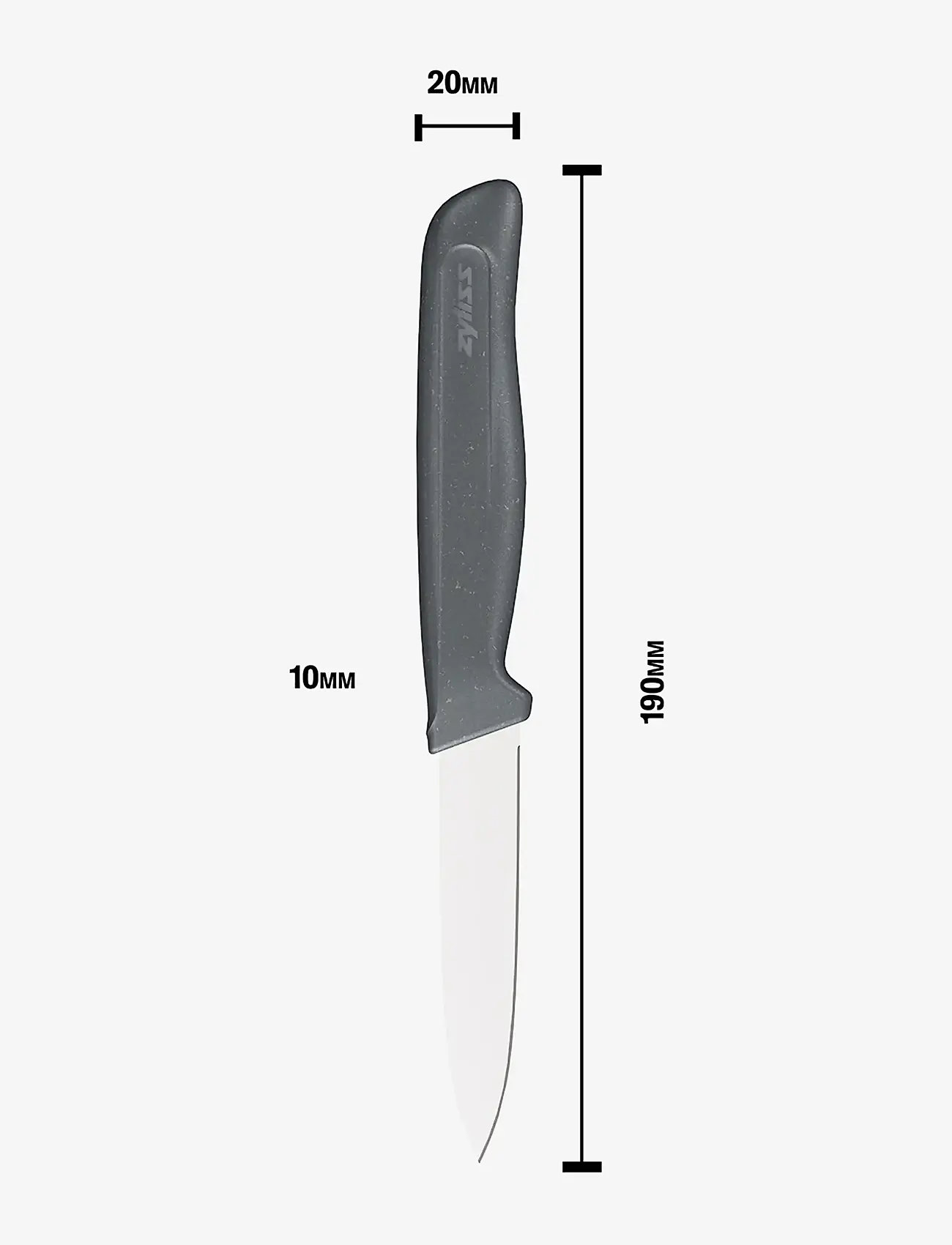 Zyliss - Paring knife 9 cm Beluga ZYLISS® - koorimisnoad - dark gray - 2