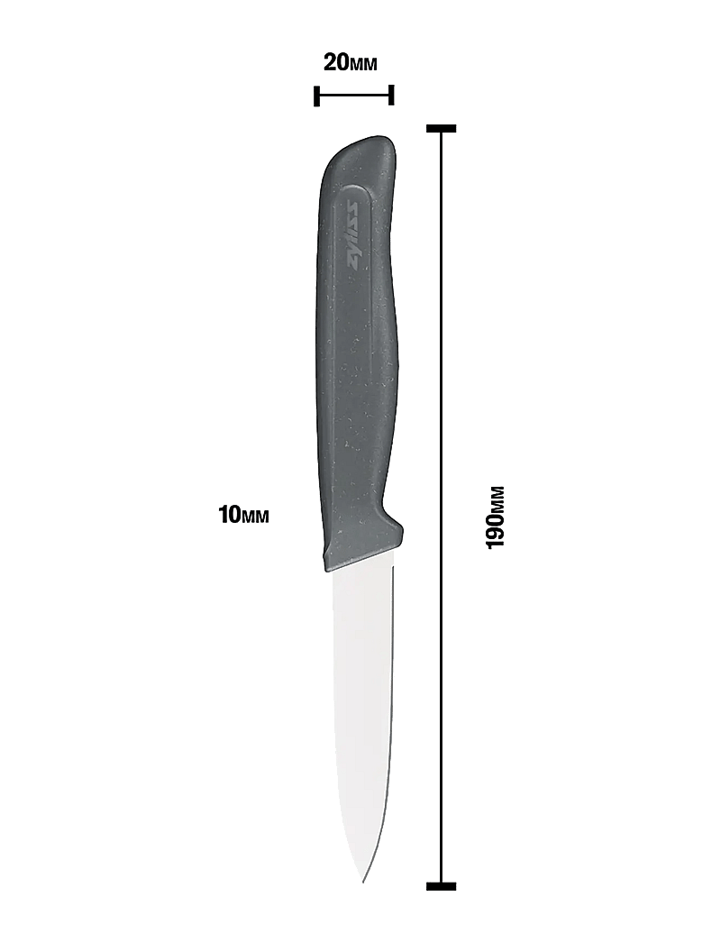 Zyliss - Paring knife 9 cm Beluga ZYLISS® - koorimisnoad - dark gray - 2
