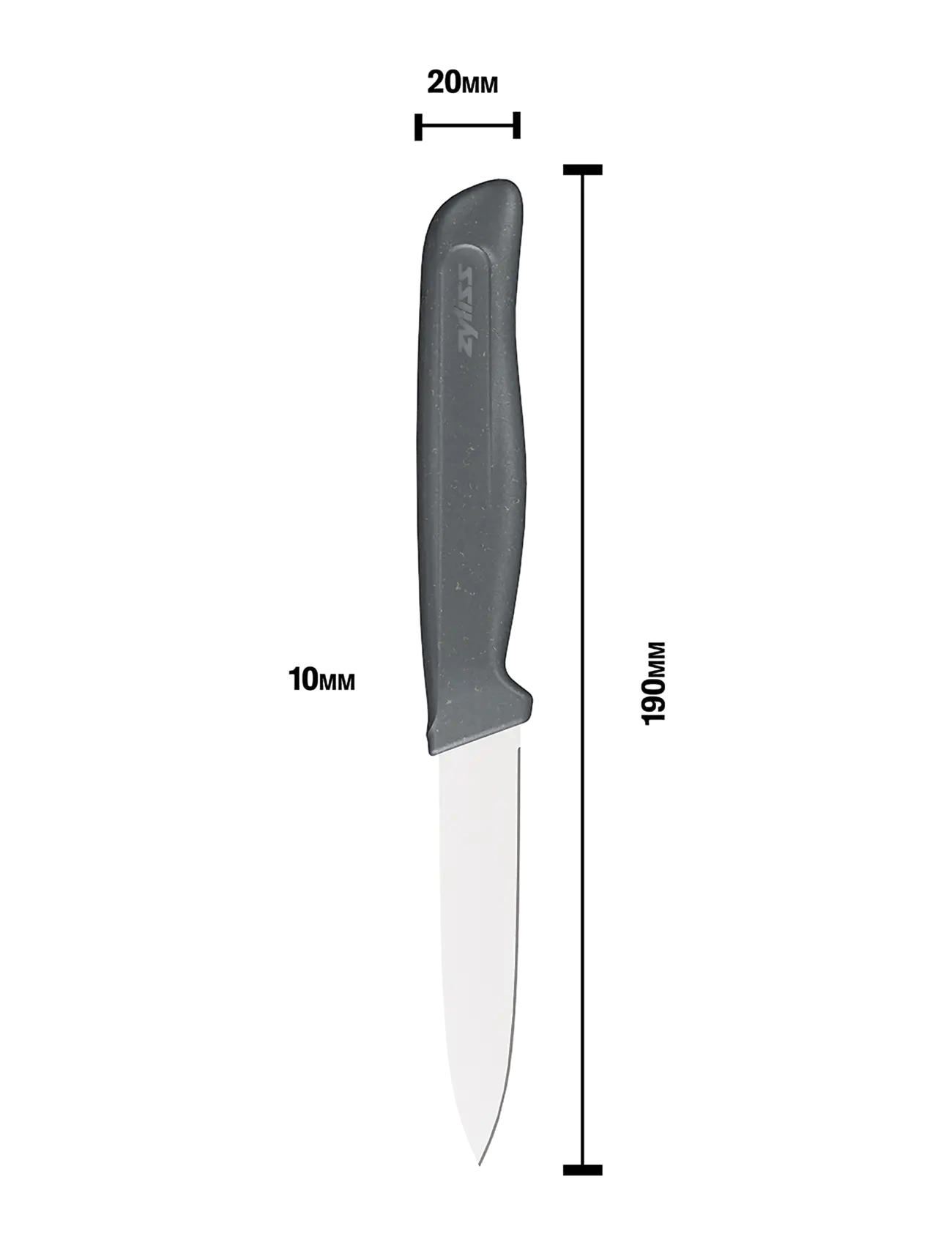 Zyliss - Paring knife 9 cm Beluga ZYLISS® - skalknivar - dark gray - 2