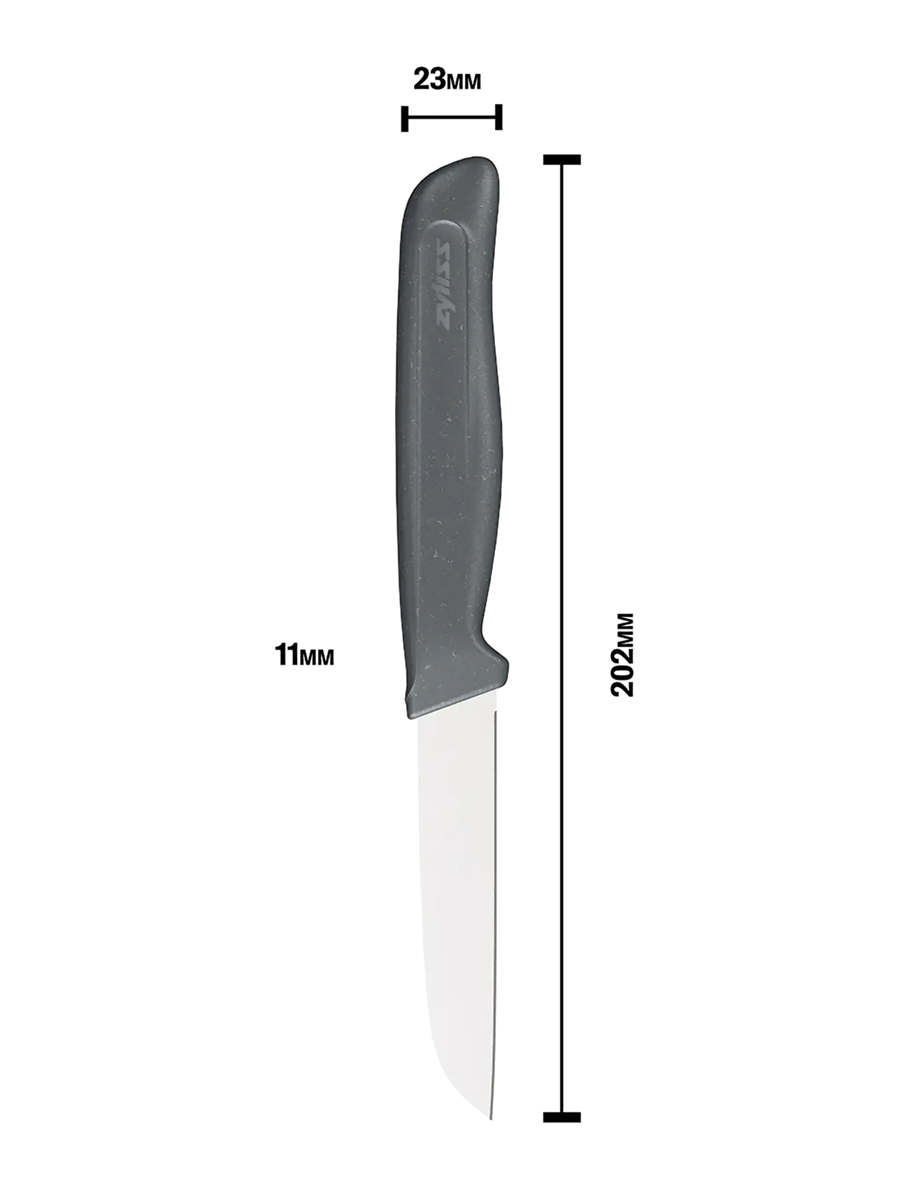 Zyliss - Vegetable knife 9 cm Beluga ZYLISS® - grøntsagsknive - dark gray - 2