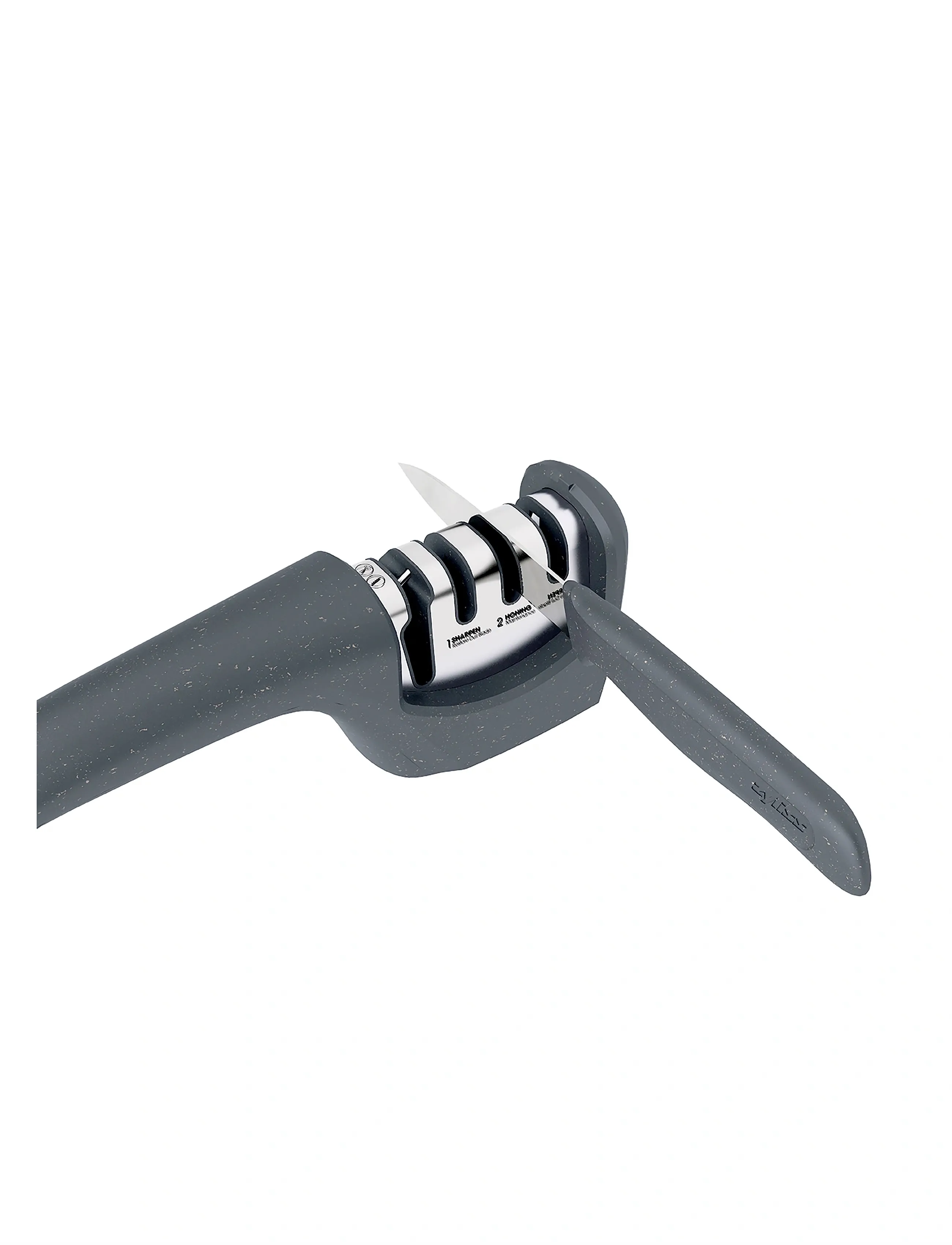 Zyliss - Knife sharpener Beluga ZYLISS® - knivslipar, slipstål & brynen - dark gray - 1