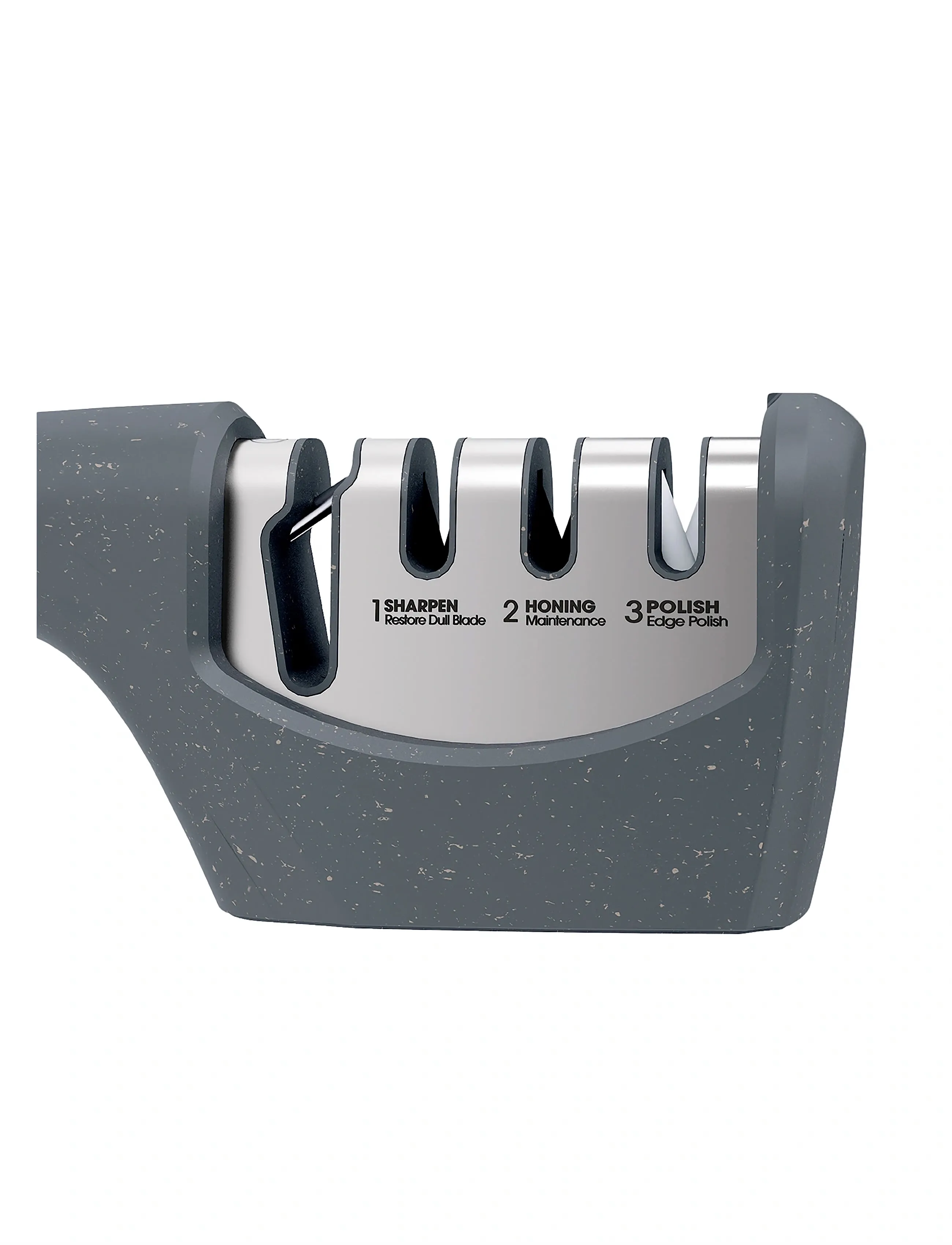 Zyliss - Knife sharpener Beluga ZYLISS® - knivslipar, slipstål & brynen - dark gray - 2