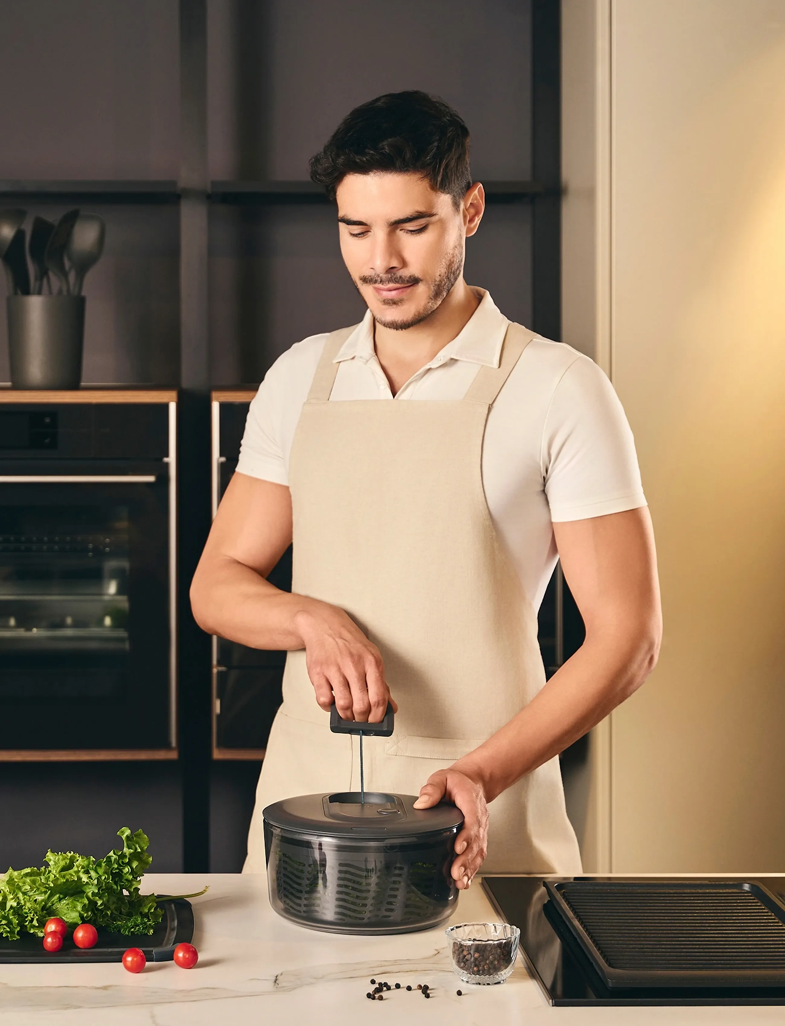 Zyliss - Salad spinner Easy Spin S Beluga ZYLISS® - dark gray - 5